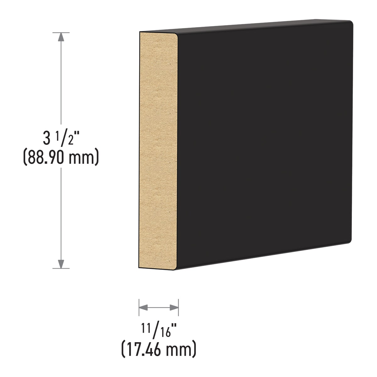 allen + roth 148-PFBLKMDF8 Appearance-Boards - View #3