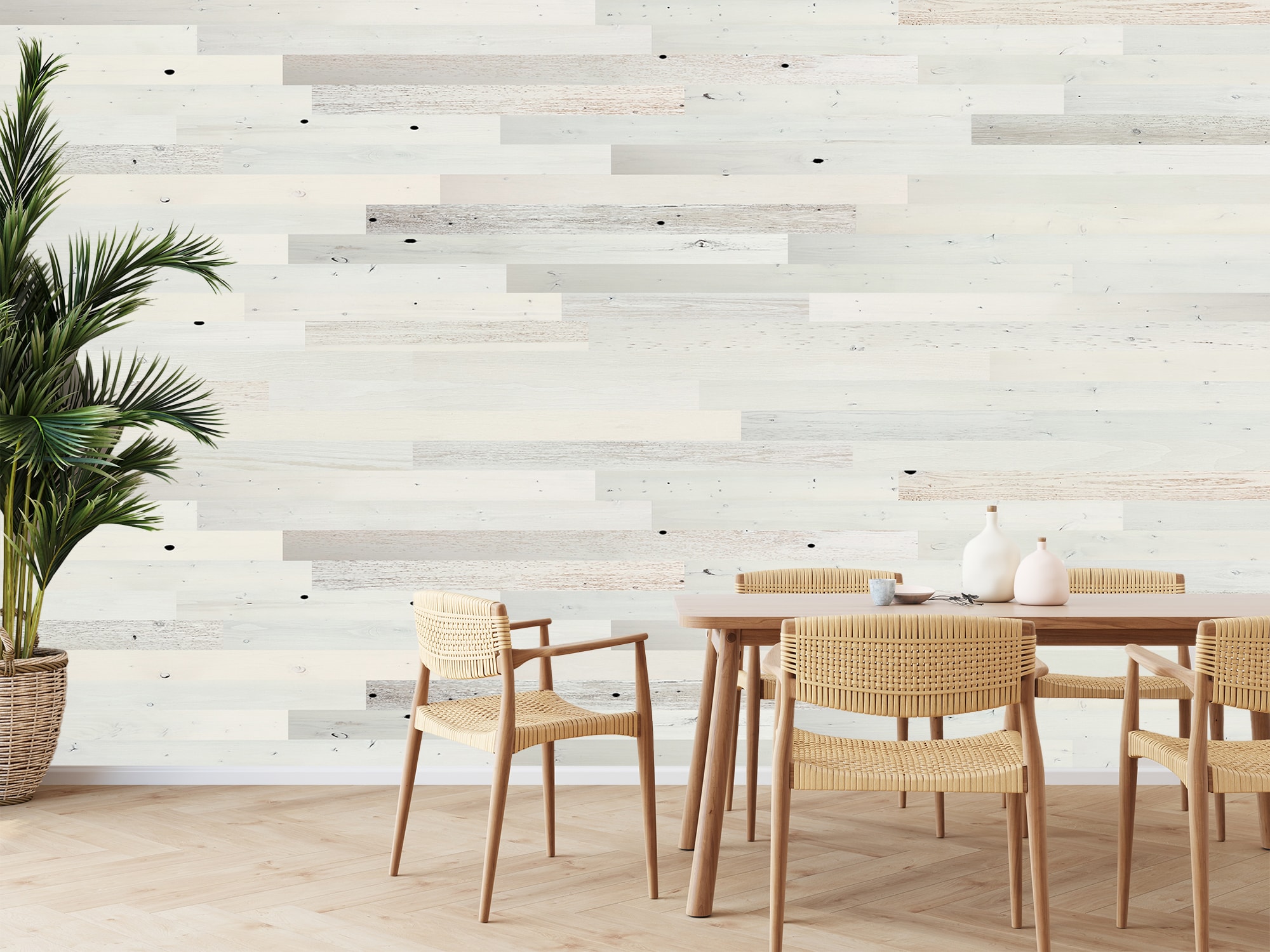 Timberchic 22310 3-in x Finished White Spruce pine fir Reclaimed wood Wall Plank ( 21 -Pack , Covers 10-Sq. Feet )