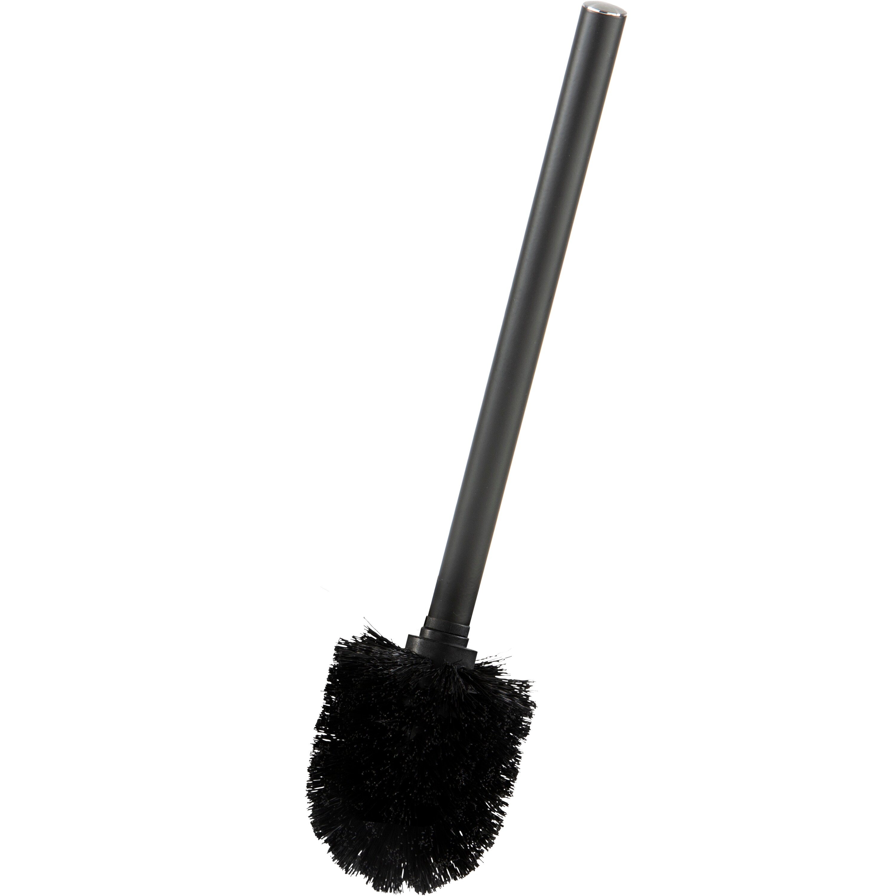 Black Stainless Steel Toilet Brush with Self Closing Lid
