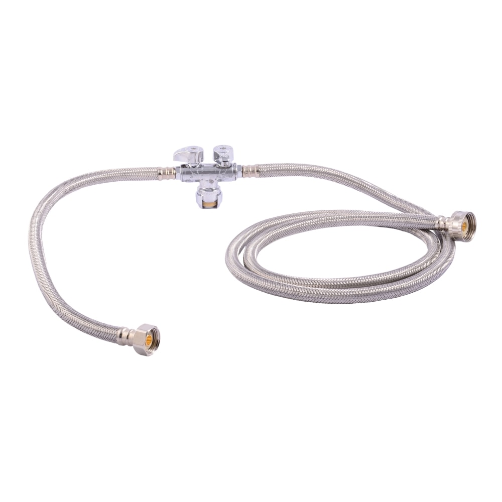 SharkBite 26039 60-in 0.5 -in Push-to-connect Inlet x 0.75 -in FHT Outlet Brass Dishwasher installation kit