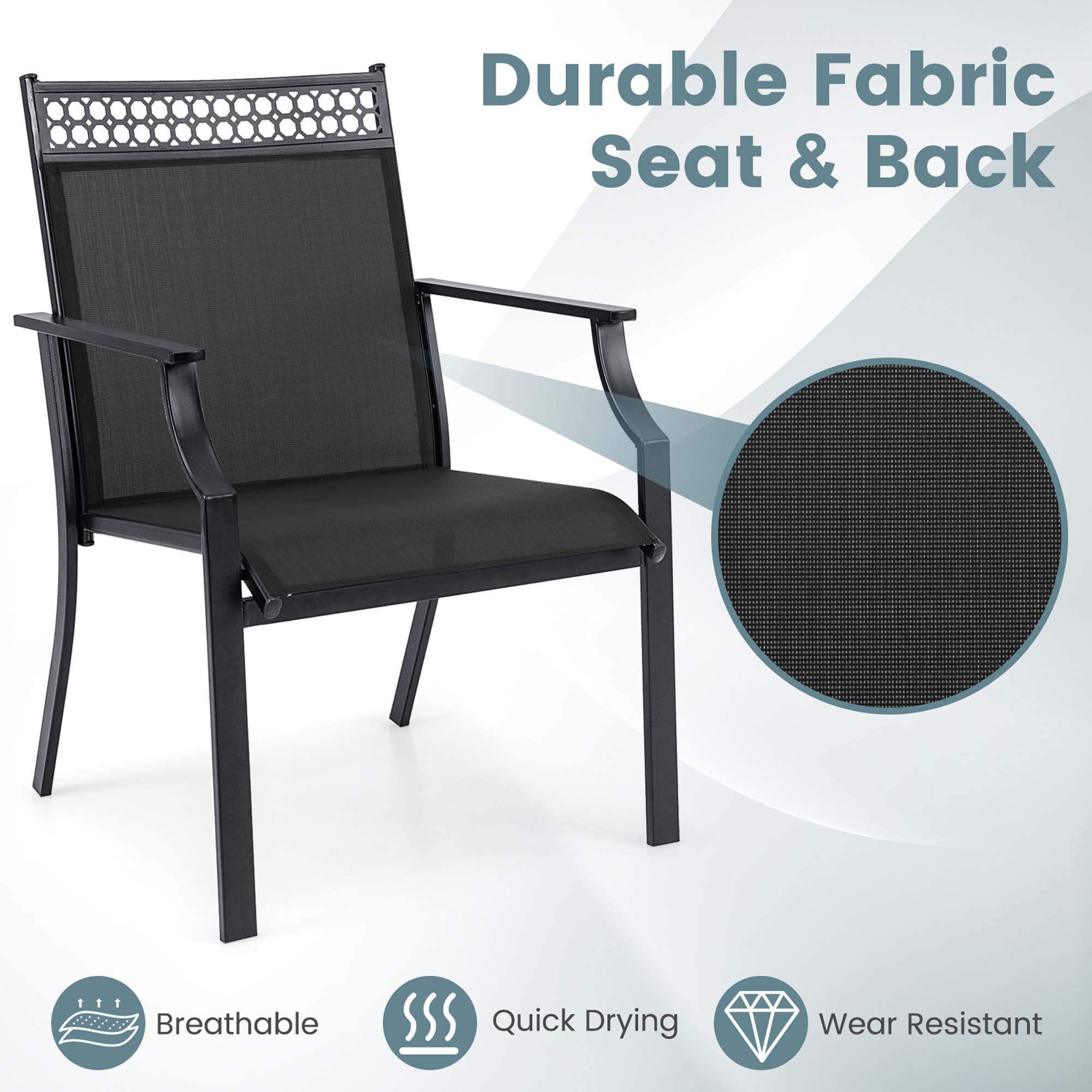 Costway HCST05580 Patio-Chairs - View #6