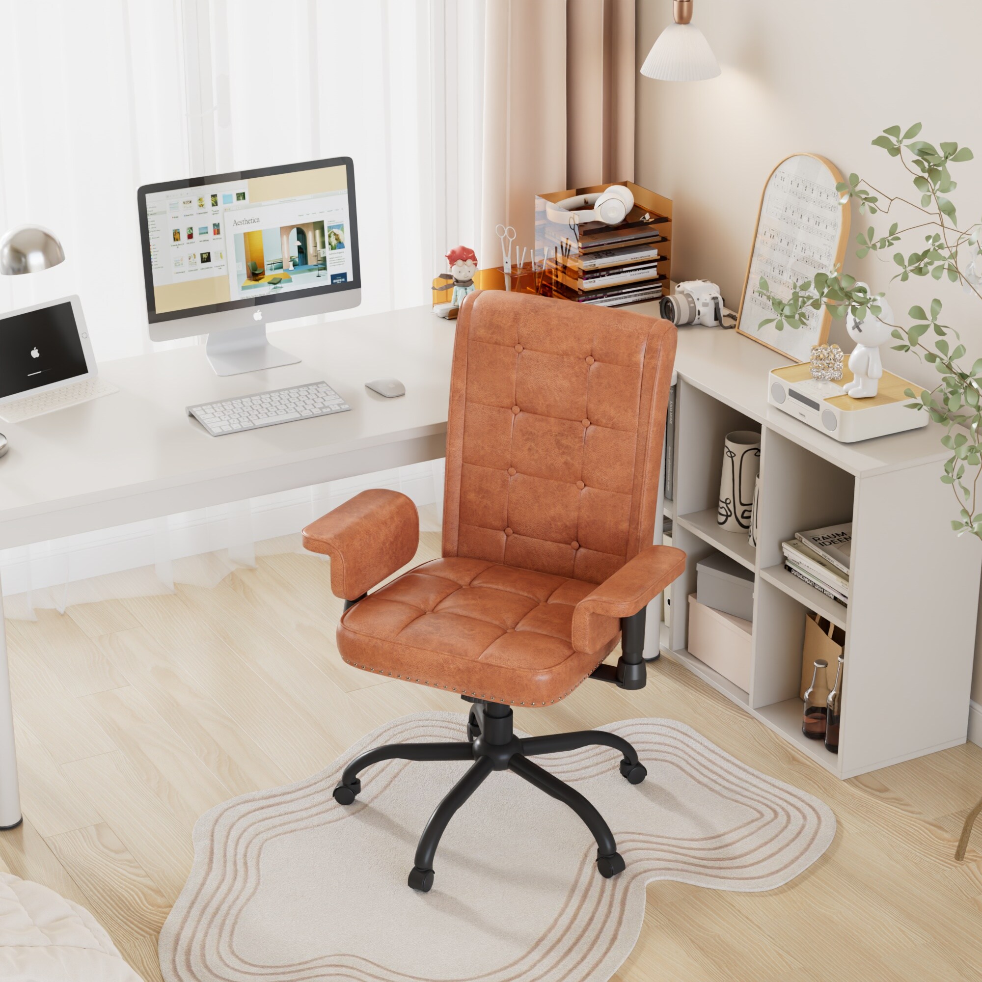 Vecelo LOE-CC06-DBN Office-Chairs - View #7