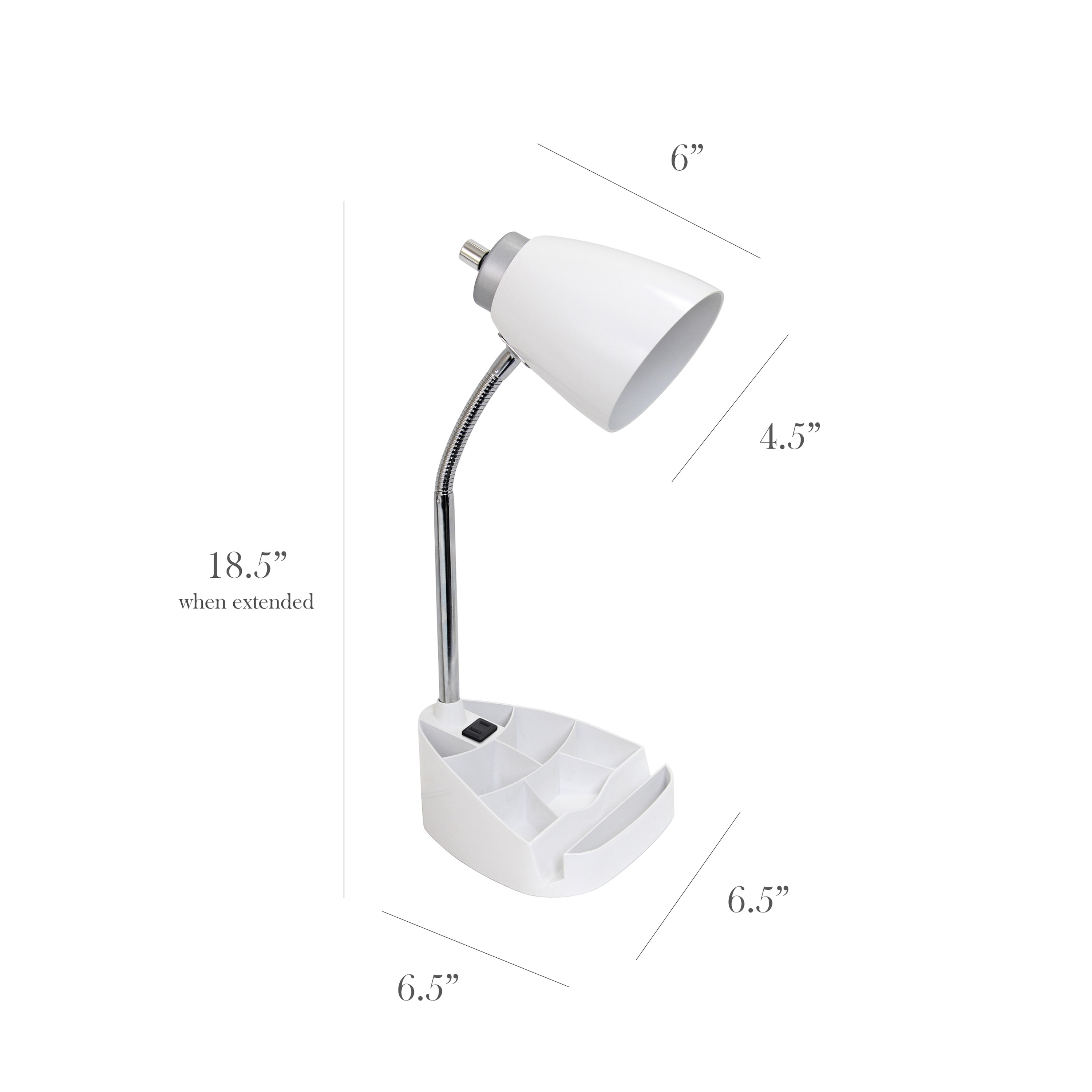 LimeLights LD1057-WHT Desk-Table-Lamps - View #6