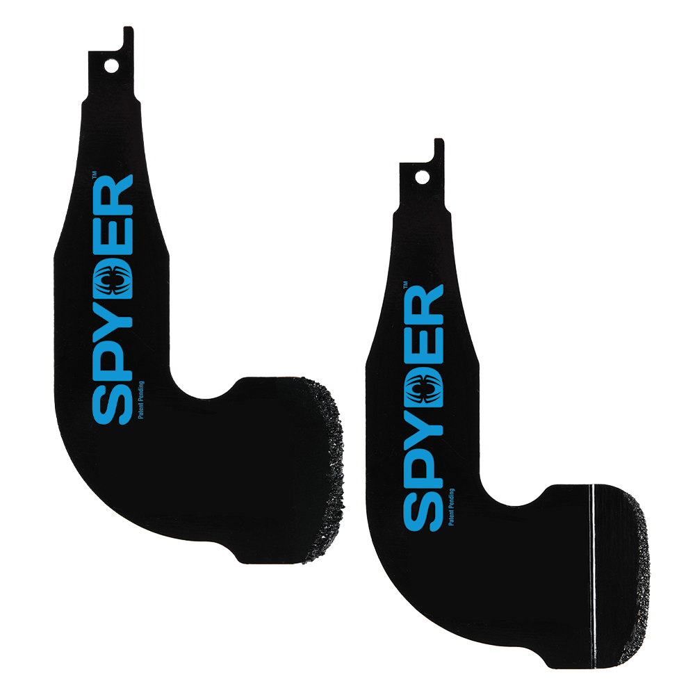 Spyder 100234 2 -Pack Reciprocating Saw Grout removal tool attachment