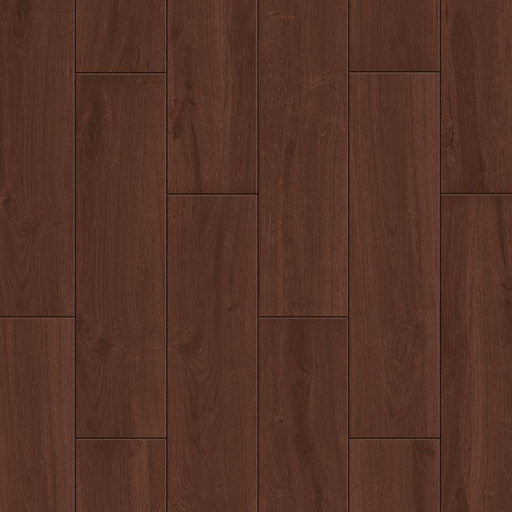 Style Selections Serso Black Walnut 6-in x 24-in Glazed Porcelain Wood Look  Floor and Wall Tile in the Tile department at Lowes.com