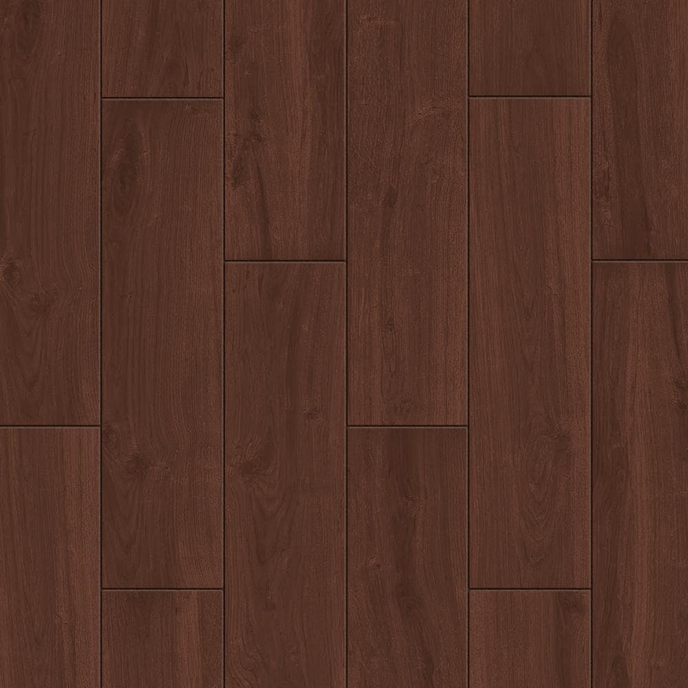 Style Selections Serso Black Walnut 6 In X 24 In Glazed Porcelain Wood Look Floor And Wall Tile In The Tile Department At Lowes Com