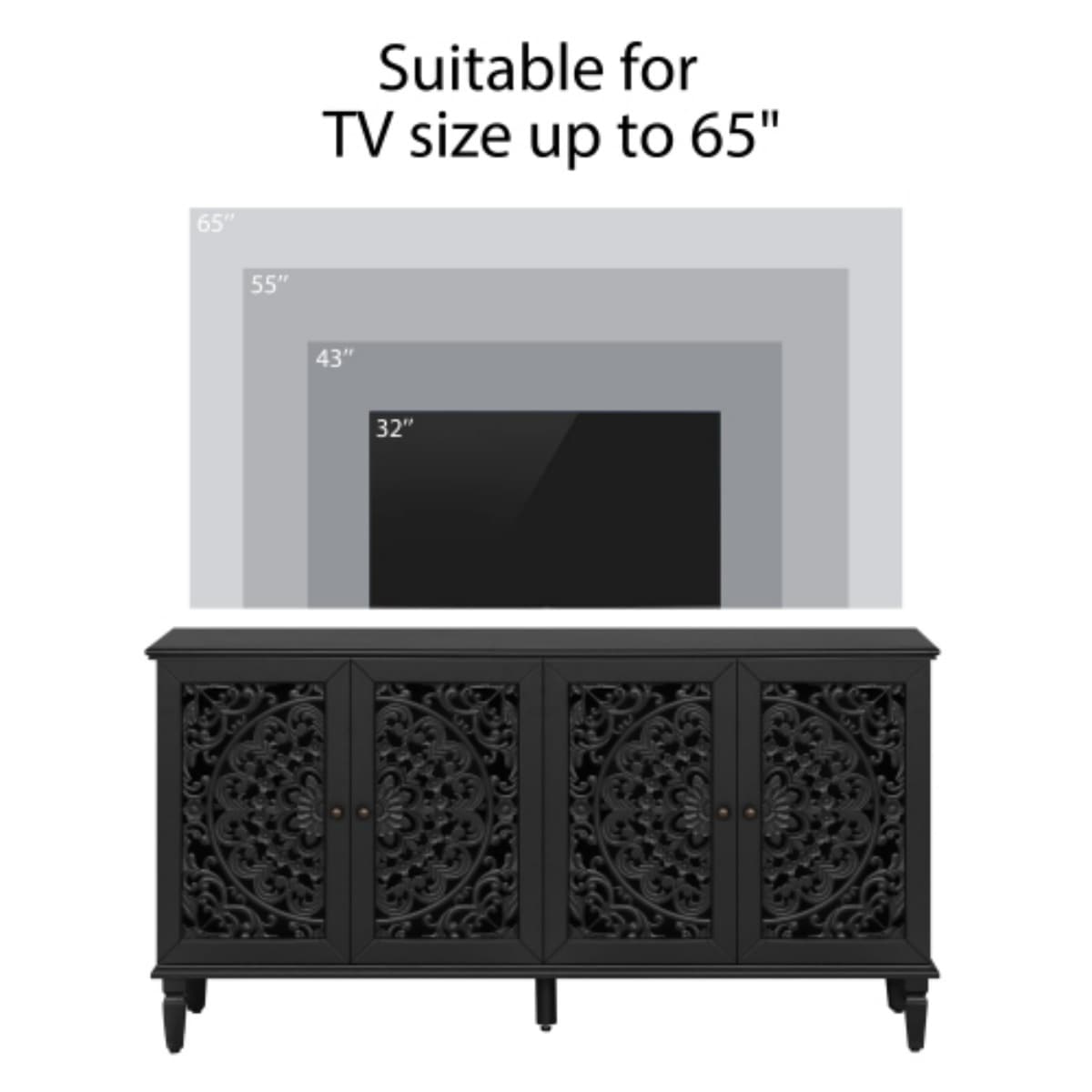 Maison Boucle LORIN-CABINET-BLACK chests - View #6