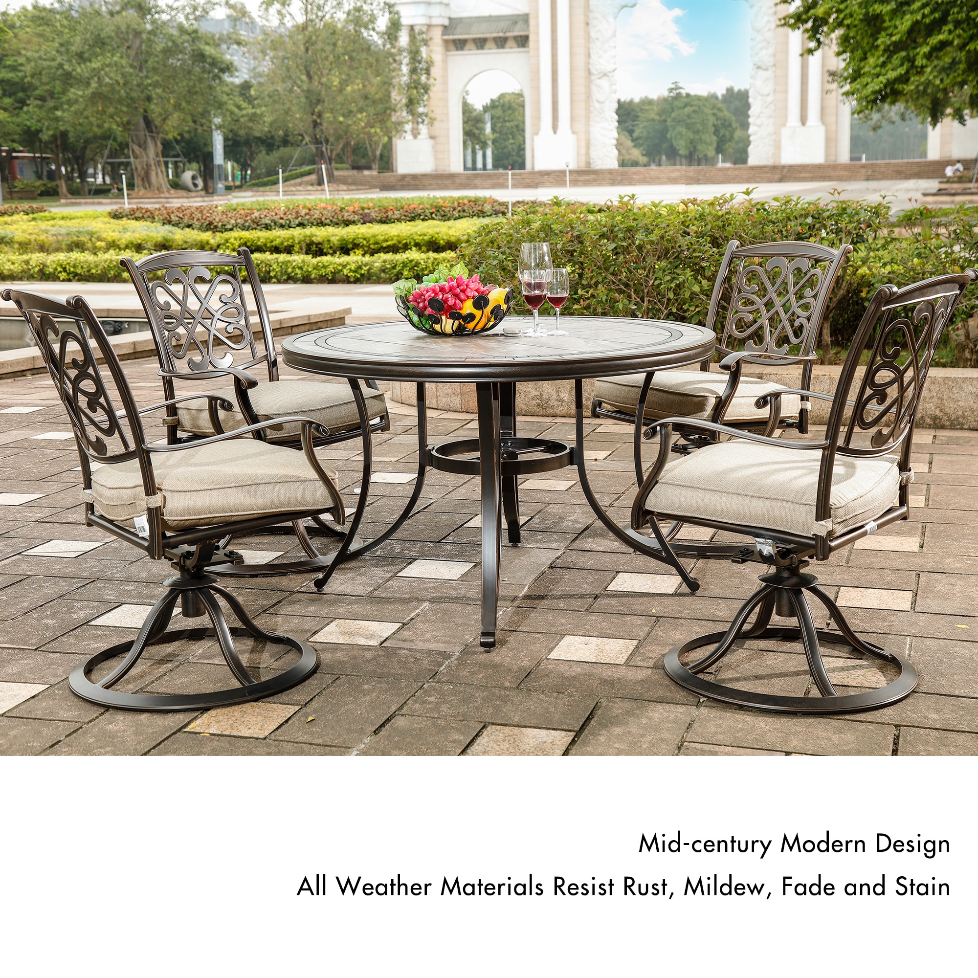 CASAINC BJC-LMXVTC35N4-BJ20 Patio-Conversation-Sets - View #4