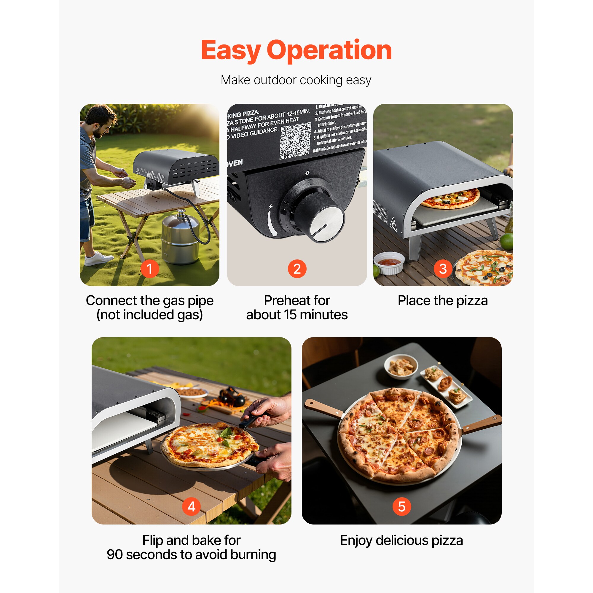 VEVOR SCBXPSLWPTWX08178V0 Outdoor-Pizza-Ovens - View #6