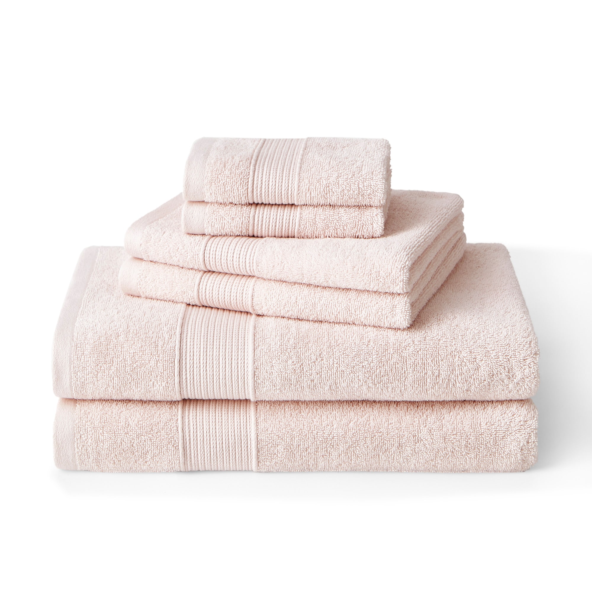 12 Bulk Embrodiered Cotton Bath Towels In White Size 30x58 - at 