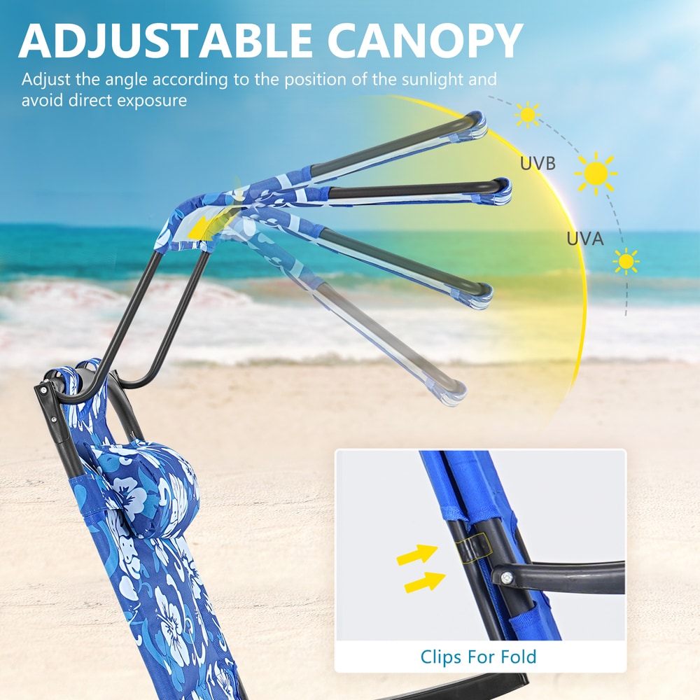 Esazn HWLYY-Y-BROWN-H-LYU Beach-Camping-Chairs - View #4