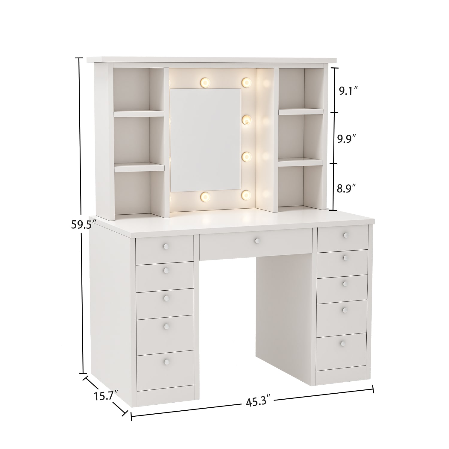 Siavonce XH49855 Bedroom-Vanities - View #4