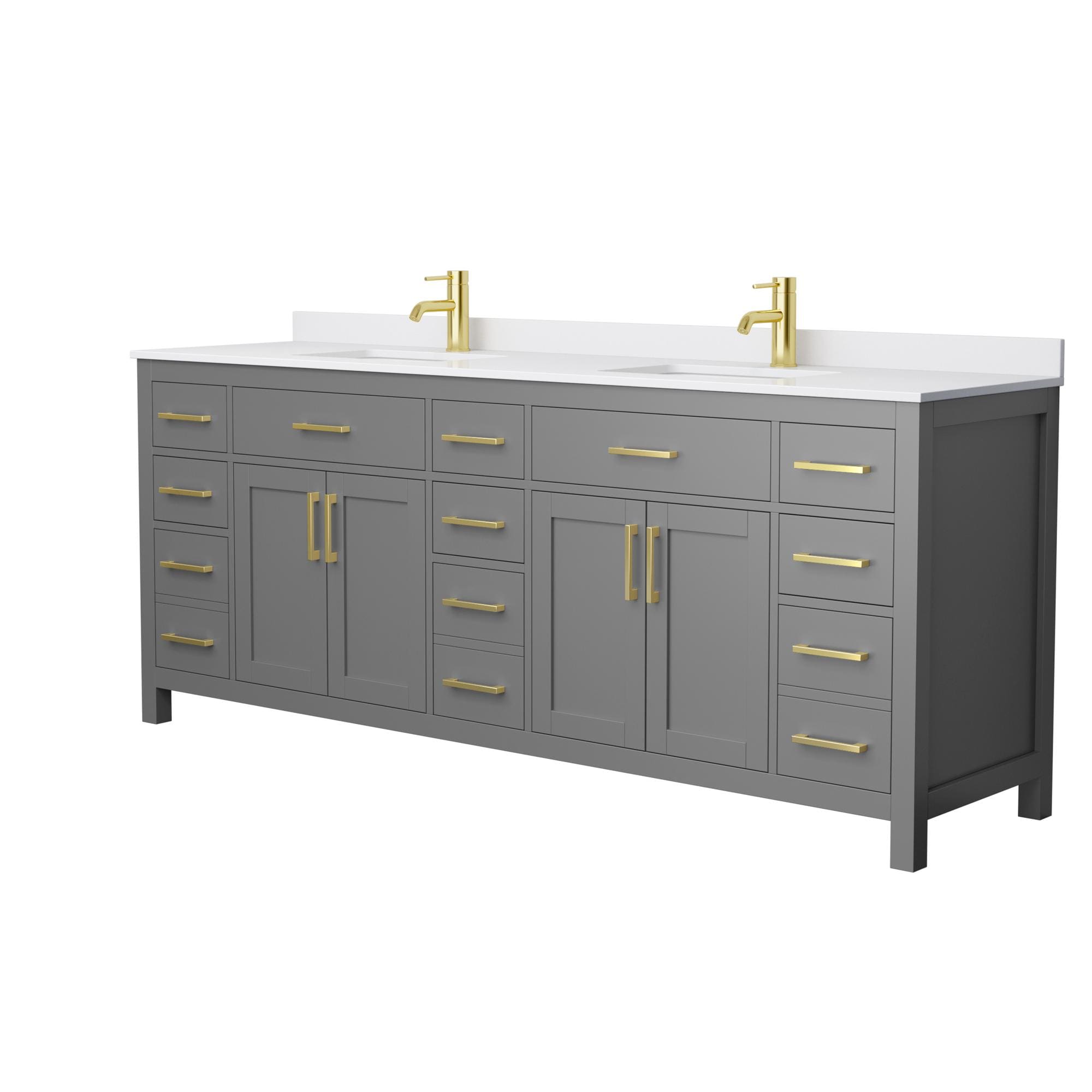 Wyndham Collection WCG242484DGGWCUNSMXX Bath-Vanity-Combo - View #2