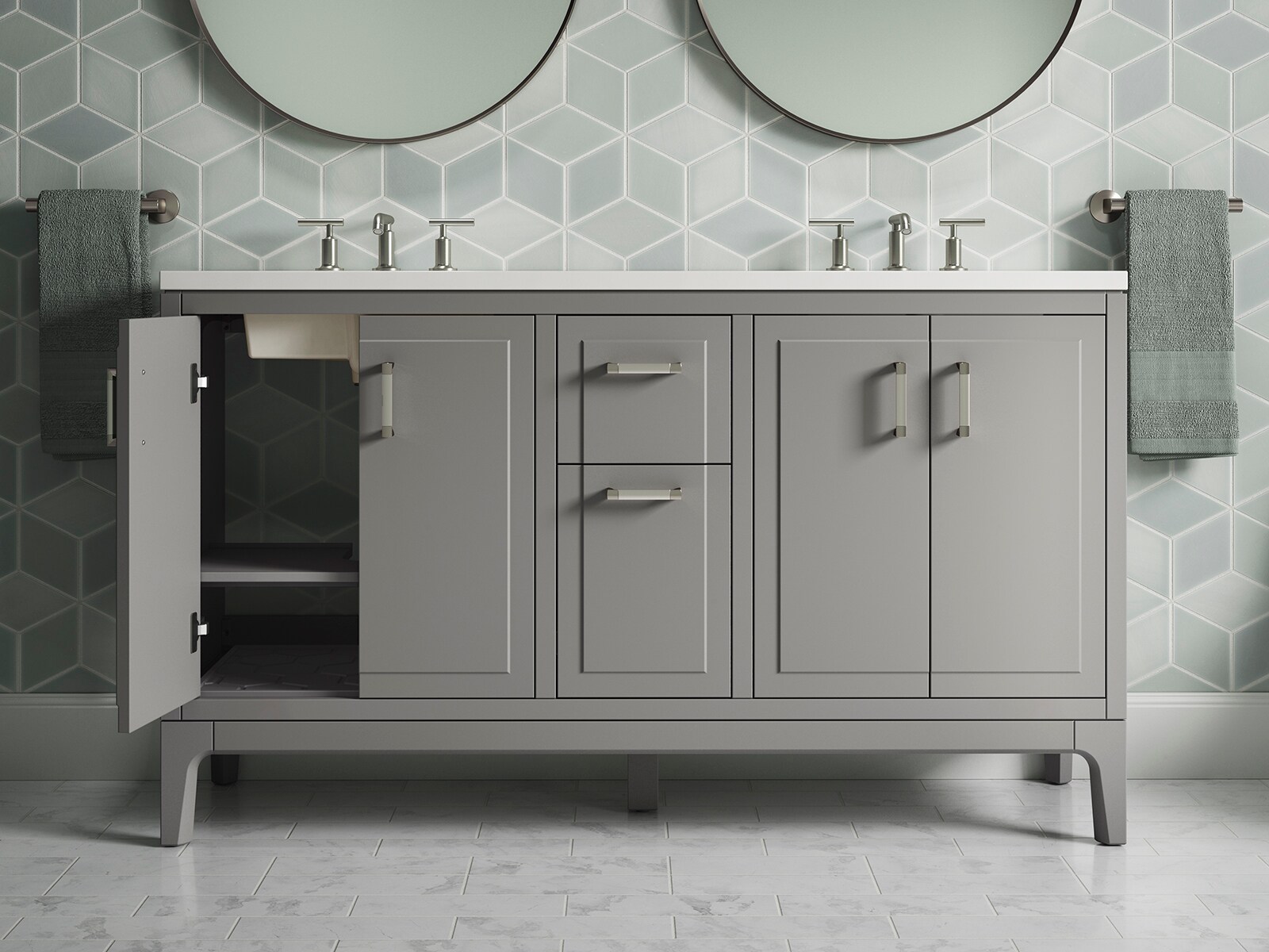 KOHLER 33555-ASB-1WT Bath-Vanity-Combo - View #3