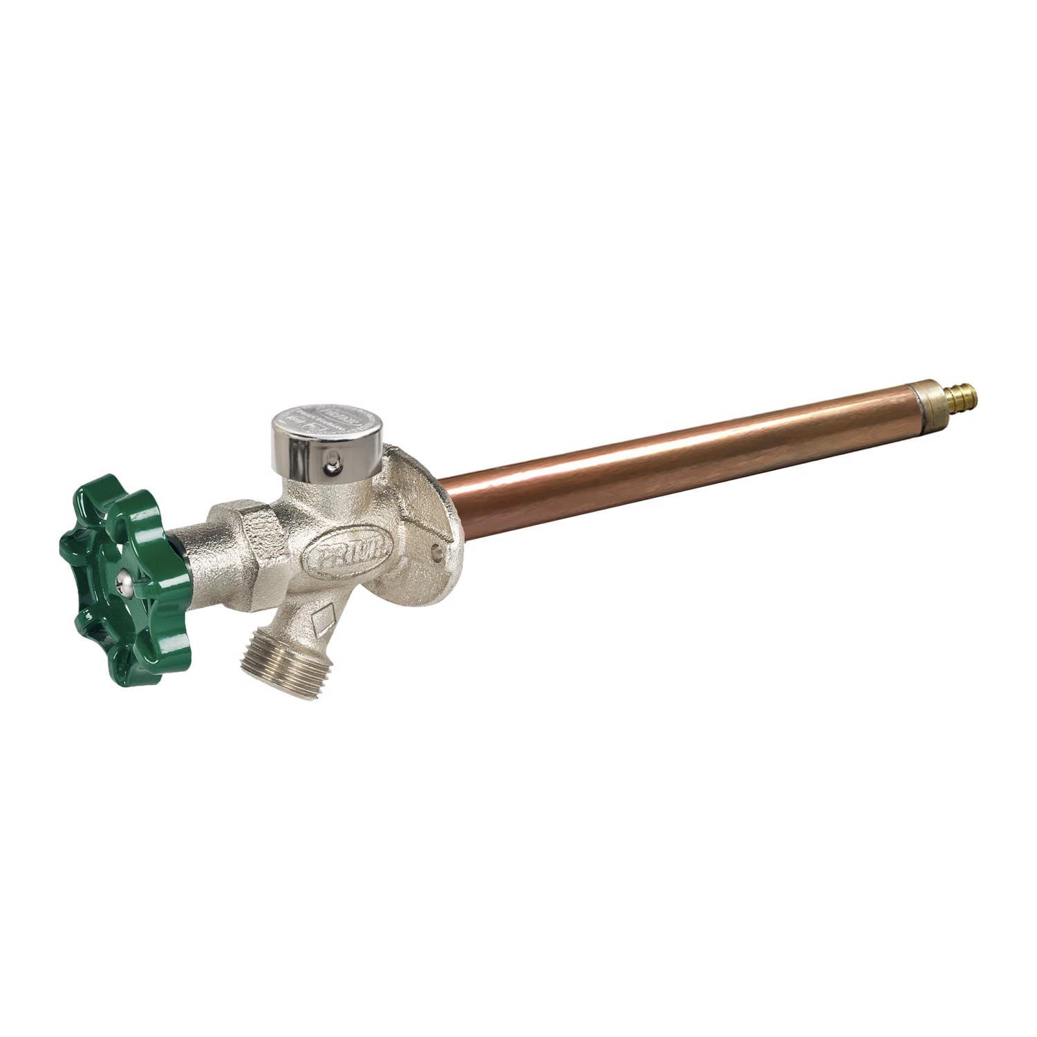 Prier Products  C144X08 1/2 Inch Crimp PEX HandleOperated Freezeless Residential Wall Hydrant with 8 Inch Insertion