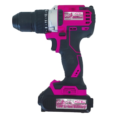 The Original Pink Box 20-volt 1/2-in Brushless Cordless Drill(1 Li-ion Battery Included and Charger Included) Lowes.com