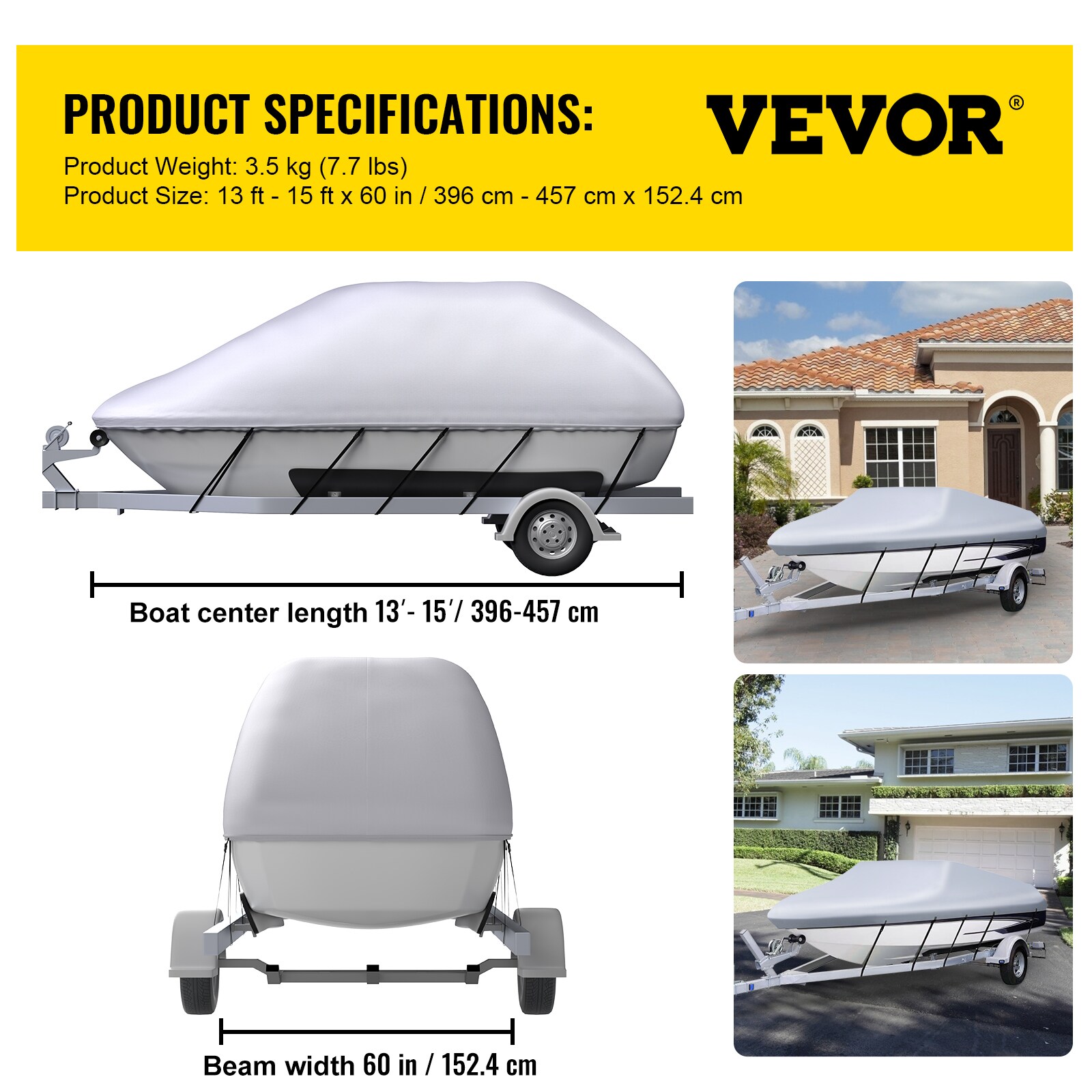 VEVOR YT13-1560600D8K2XV0 Boat-Covers - View #8