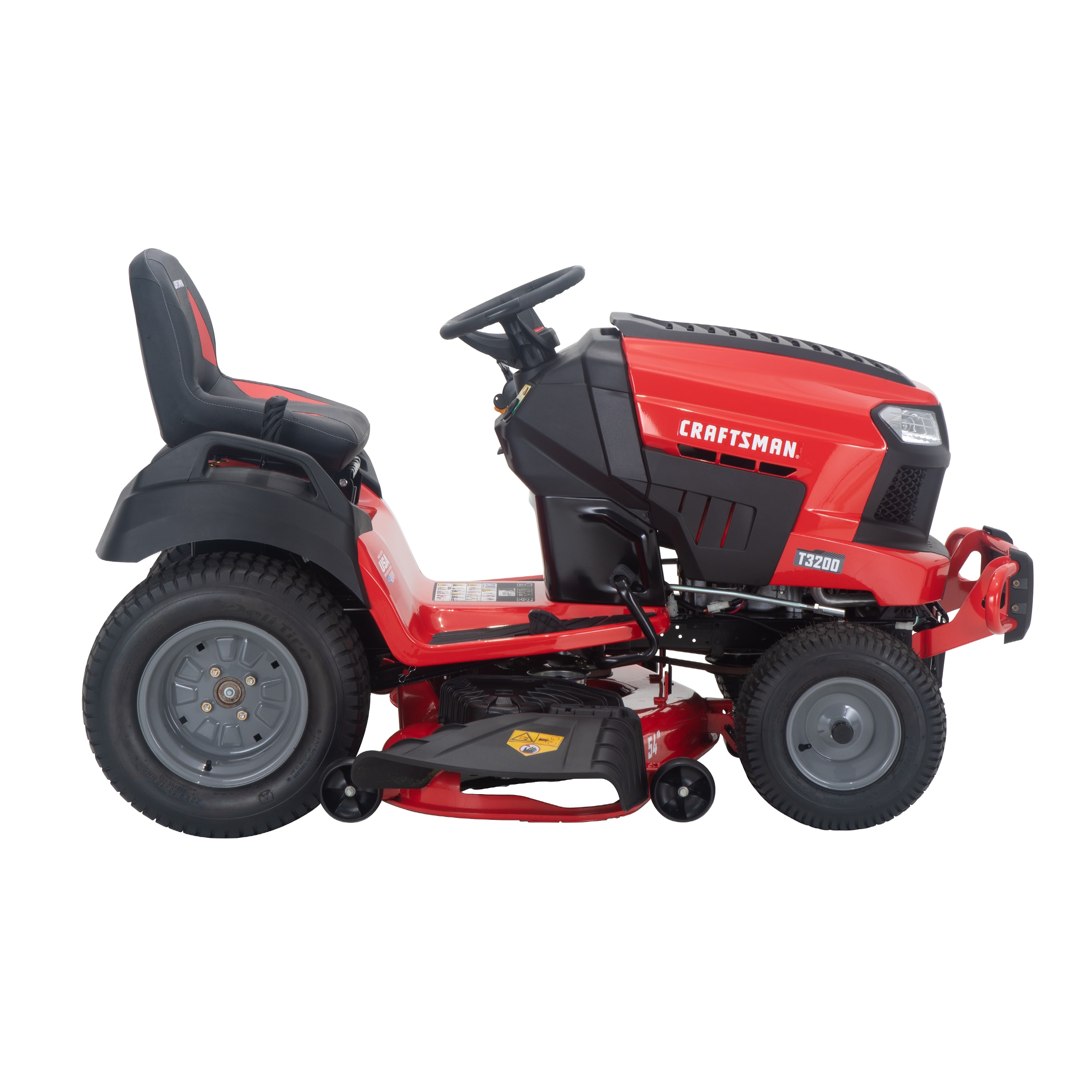 CRAFTSMAN T2200 Turn Tight 42-in Riding Lawn Mower In The Gas Riding ...