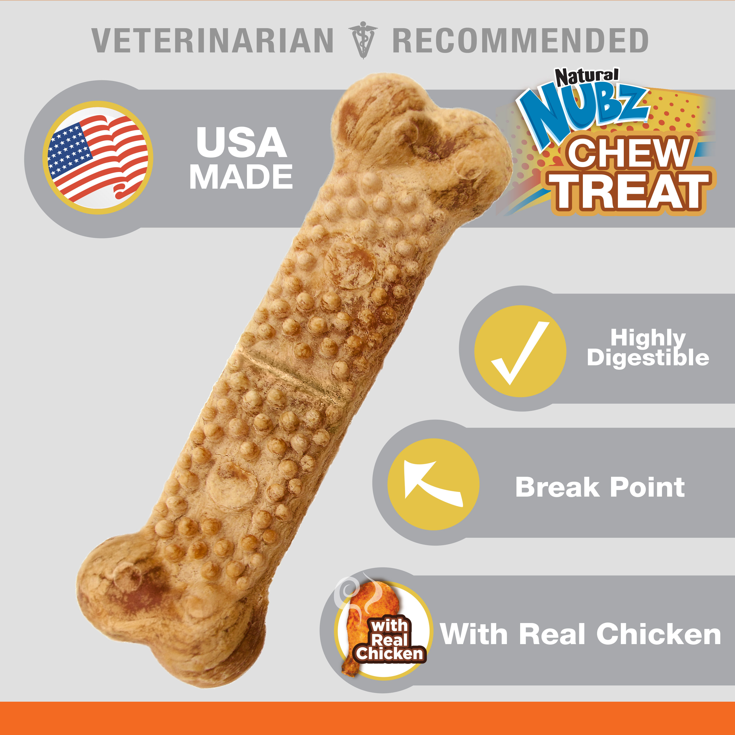 Nylabone on sale nubz large