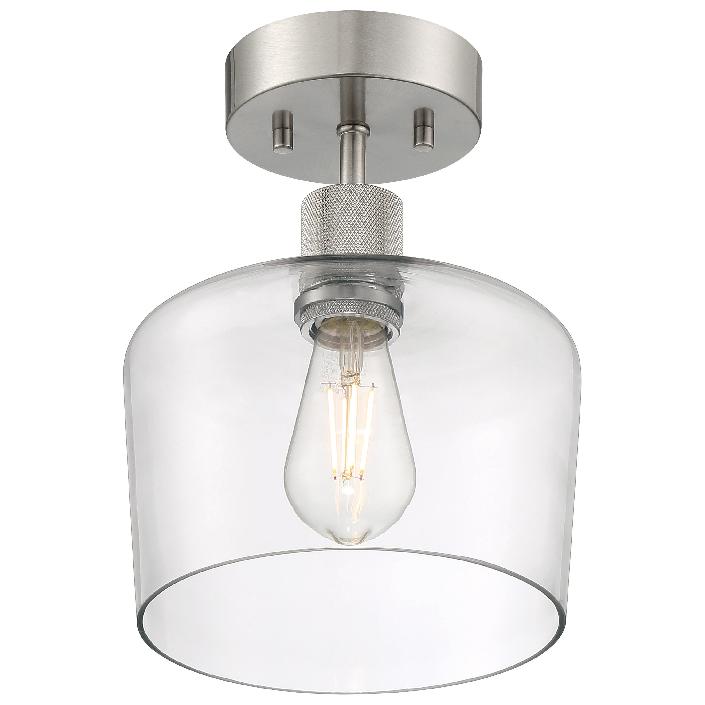Access Lighting 63147LEDDLP-BS/CLR flushmounts - View #3