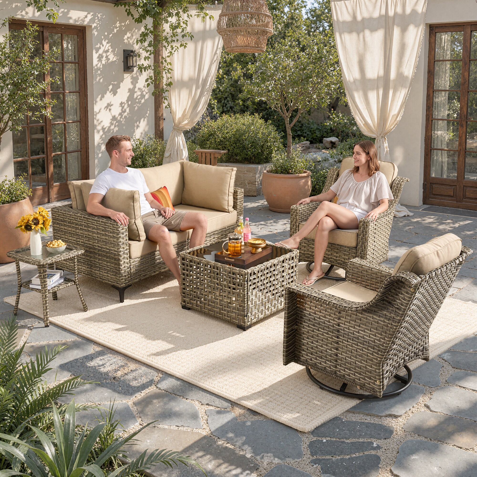ALTRIGUS 6L-CFP03-YZSKT607-AL Patio-Conversation-Sets - View #2