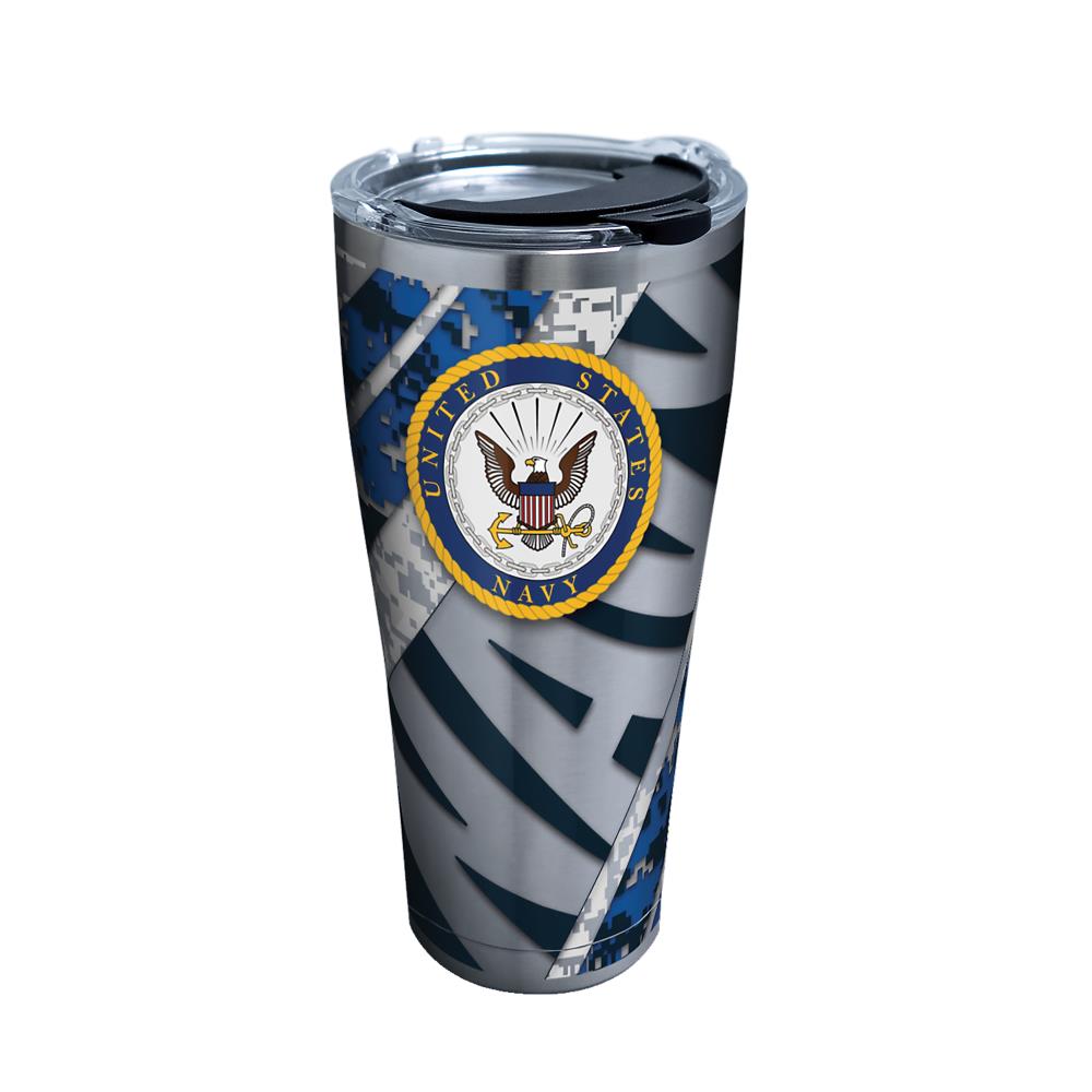 Tervis U.S. Navy 30-fl oz Stainless Steel Tumbler at Lowes.com