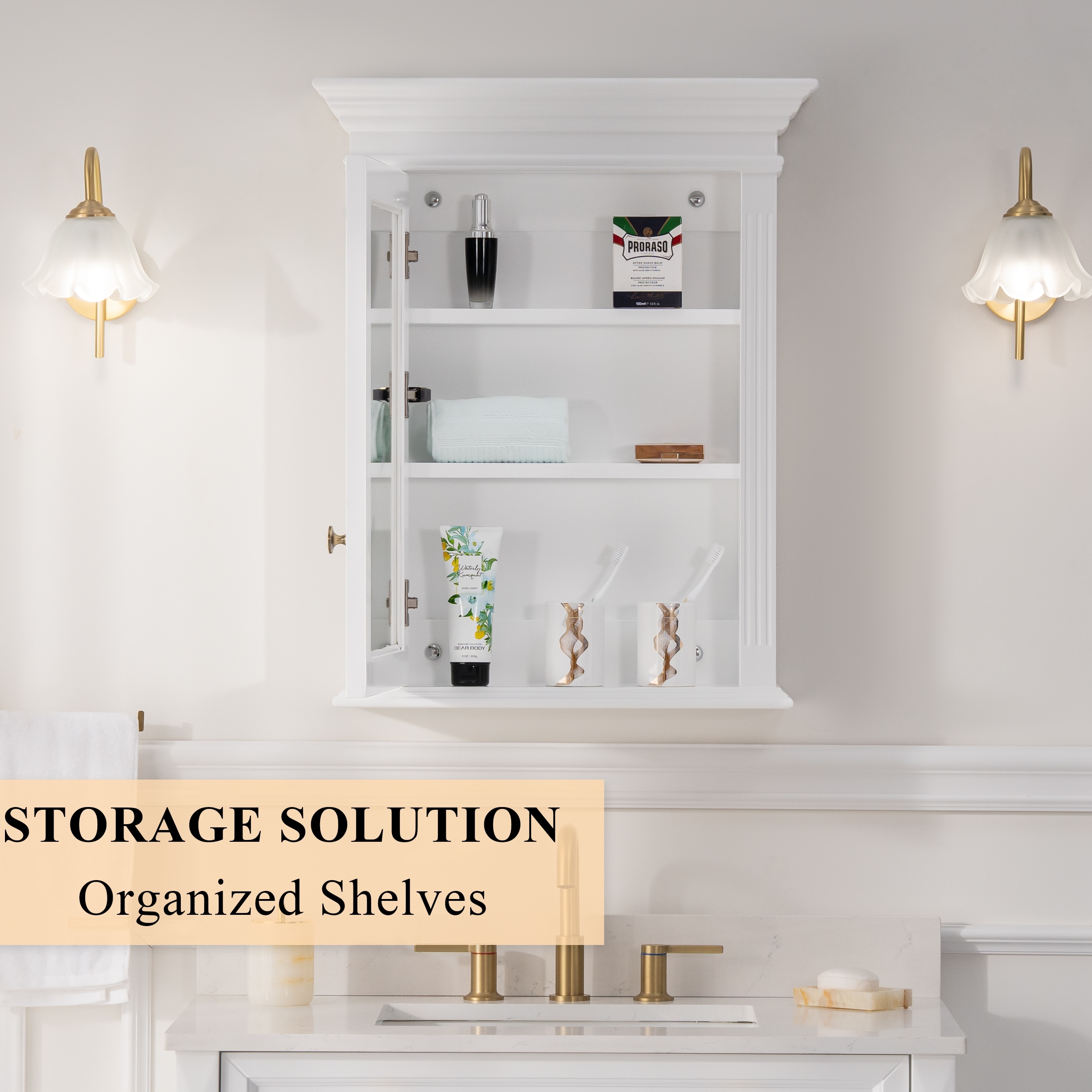 WELLFOR G2430MCL-WT Bathroom-Medicine-Cabinets - View #5