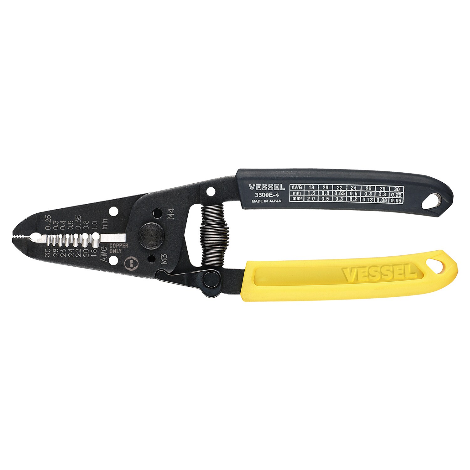 VESSEL WS3500E4 Wire Stripper Wire cutter/Stripper 20-30 AWG Solid , 20-30 AWG Stranded