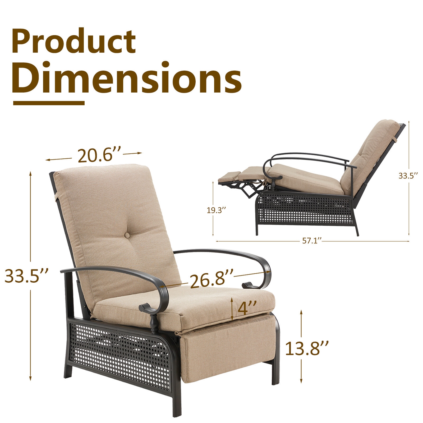 AECOJOY 16225BK-2-LS02 Patio-Chairs - View #3