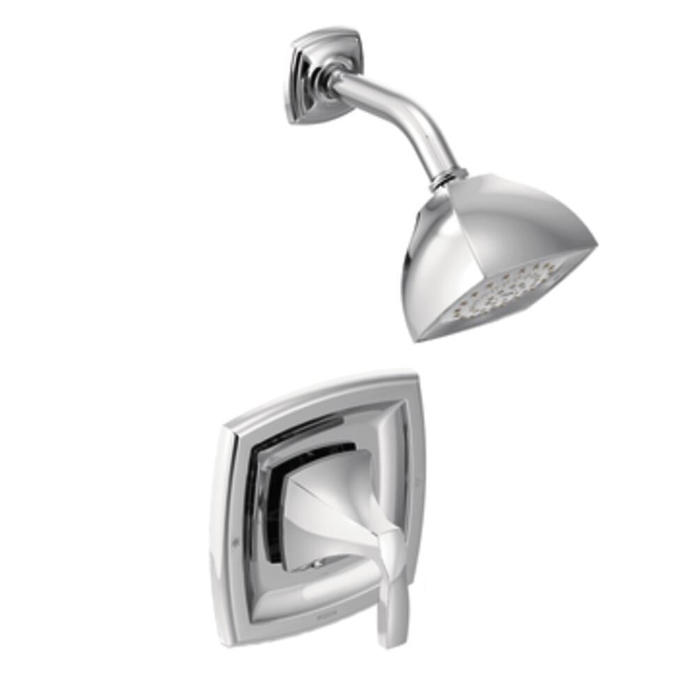 Moen Voss Chrome 1 Handle Single Function Round Shower Faucet At Lowes Com   02629087 