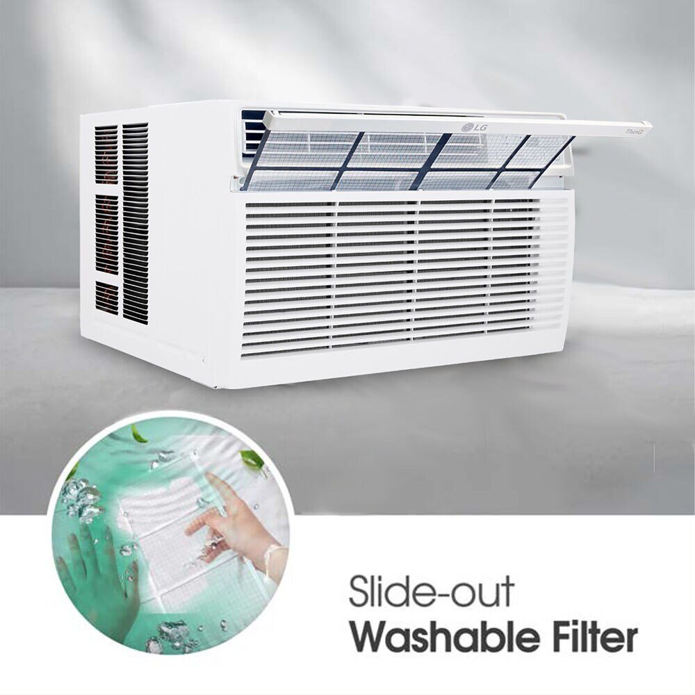 LG 350-sq ft Window Air Conditioner (115-Volt, 8000-BTU)