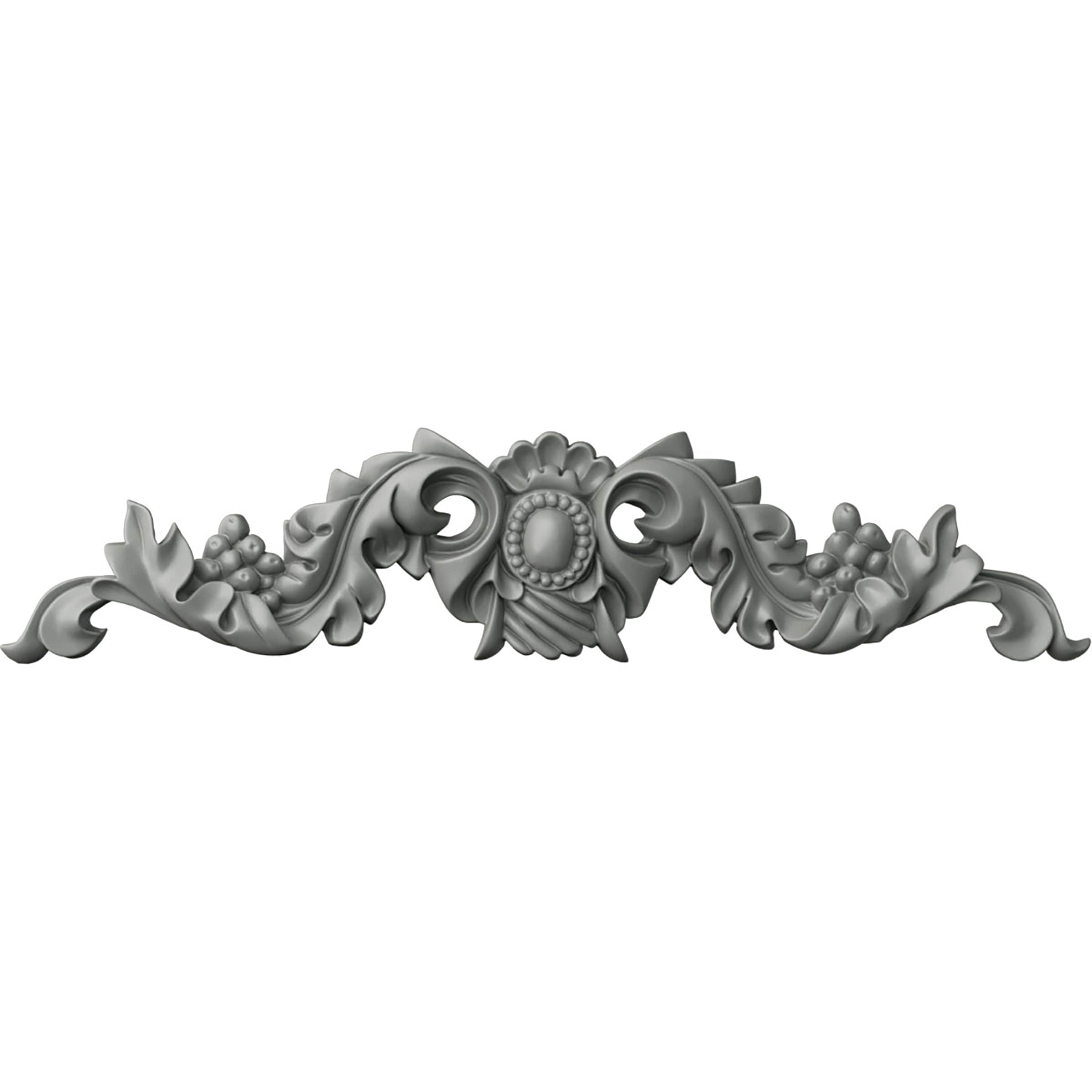 Ekena Millwork ONL21X04X01GR Grape 21.375-Inches W x 4.625-Inches H Primed Applique