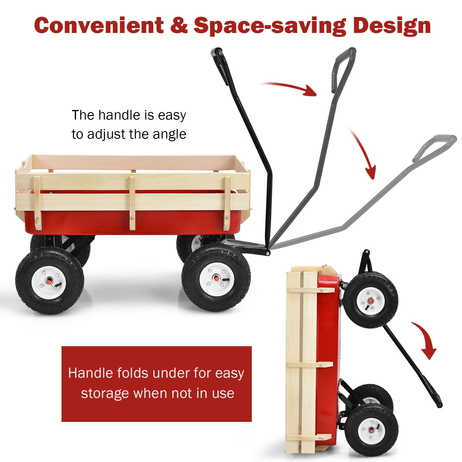 Costway OGY01907 Yard-Carts - View #6
