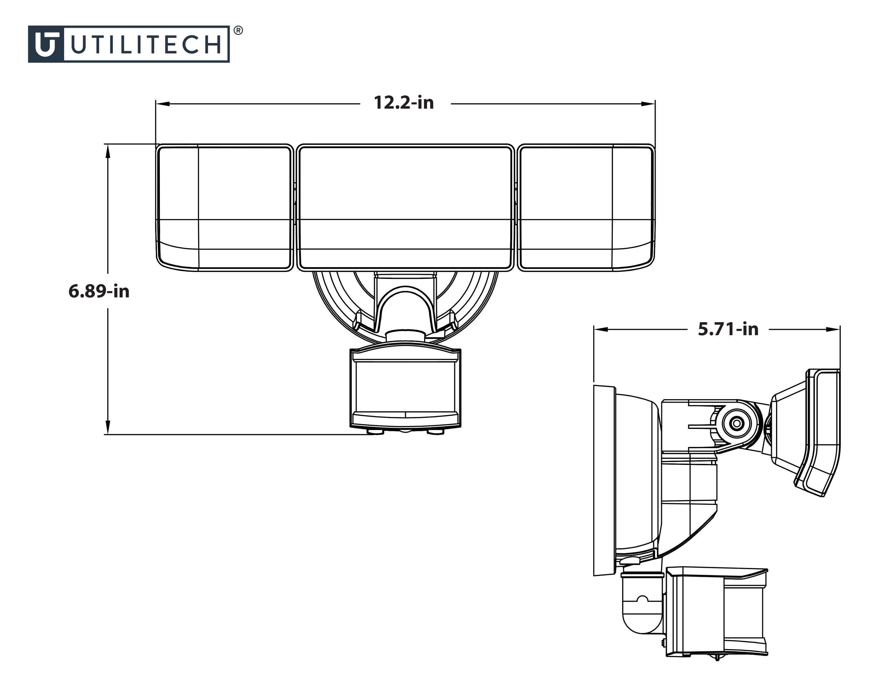 Utilitech FSI UT-201-1600BRZ Motion-Activated-Floodlights - View #6