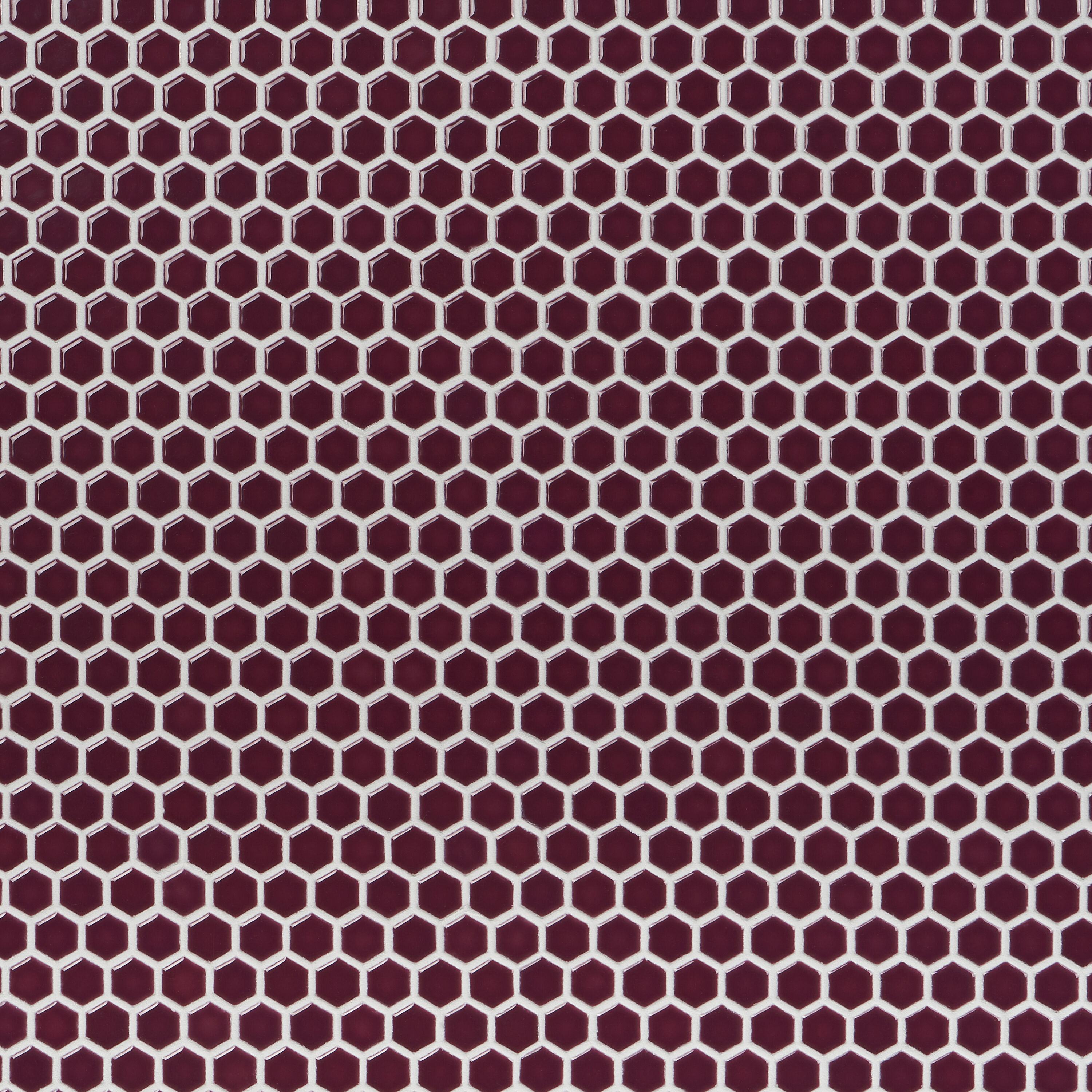 Artmore Tile EXT3RD104445 Basic Plum 10-in x 11-in Polished Porcelain Hexagon Tile (0.8-sq. ft/ Piece)