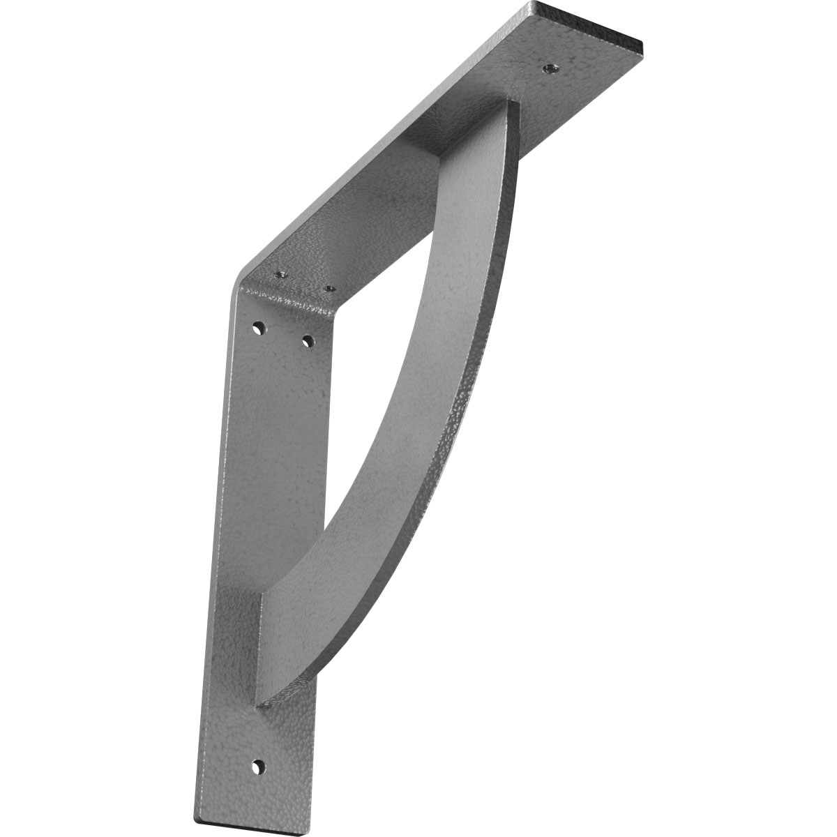 Ekena Millwork BKTM02X10X10BUHGY Bulwark 10-in x 2-in x 10-in Gray Steel Countertop support bracket