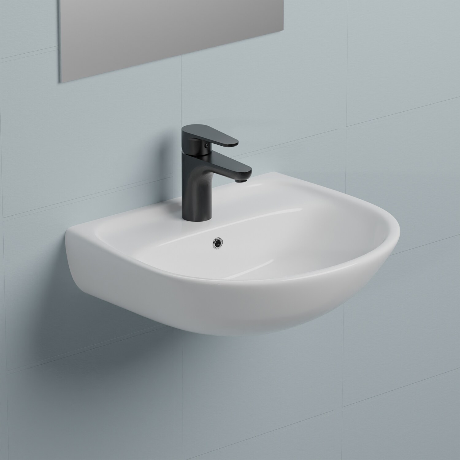 WS Bath Collections BASIC 4010 Bath-Sink - View #5