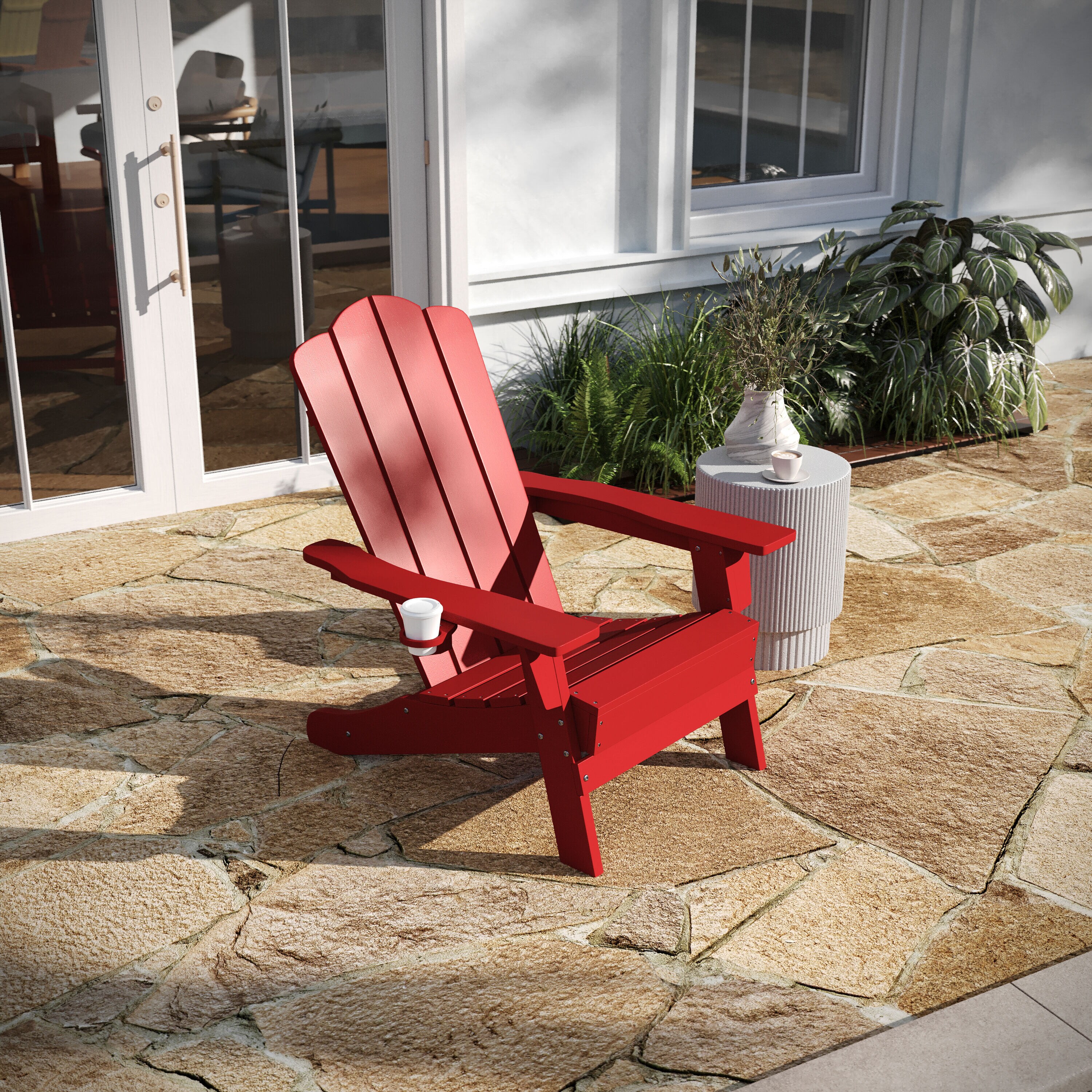 Plastic Adirondack Chair Red Adirondack Lawn Chairs Red Plastic