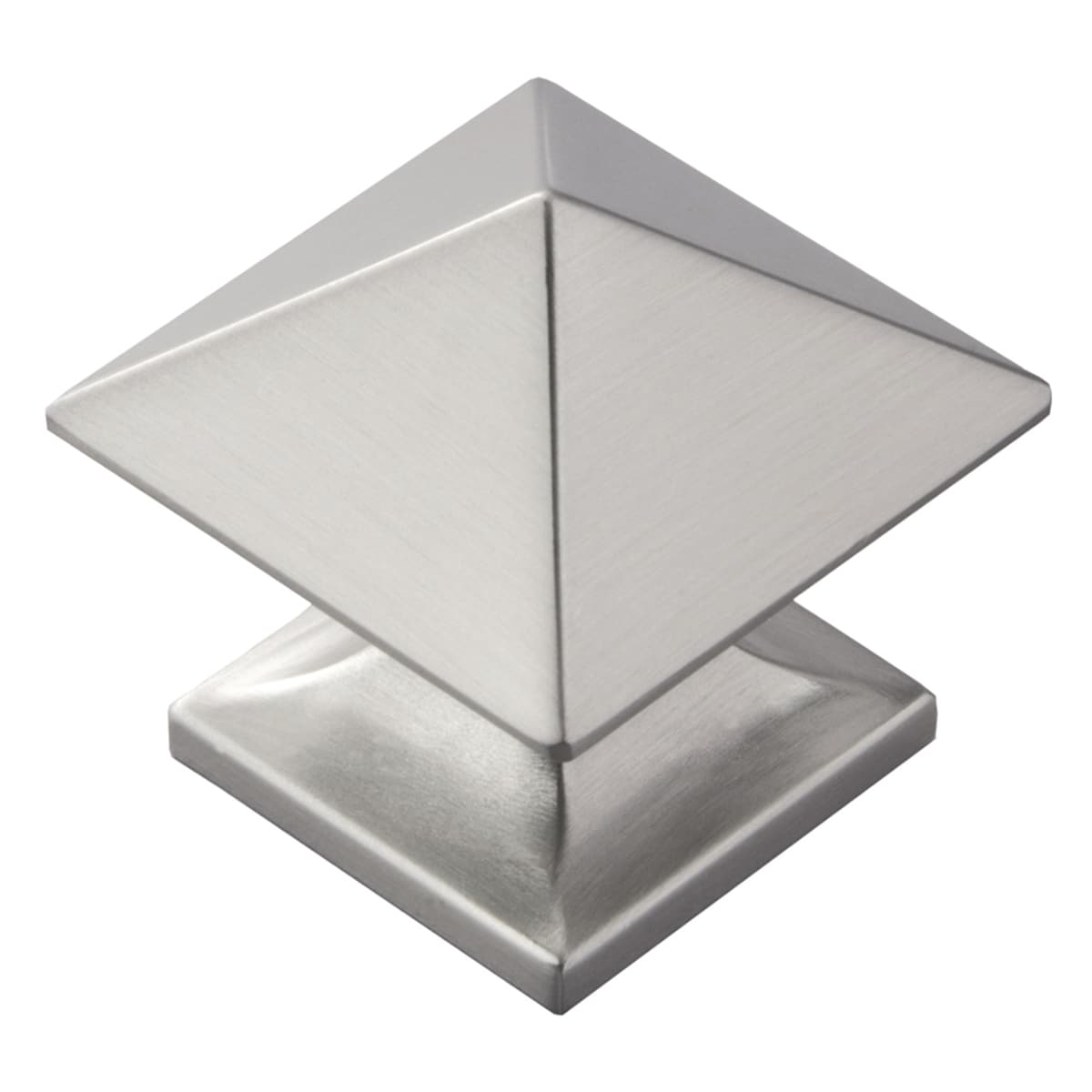 Hickory Hardware P3015-SN-10B Studio 1-1/4-in Satin Nickel Square Transitional Cabinet Knob 10 -Pack