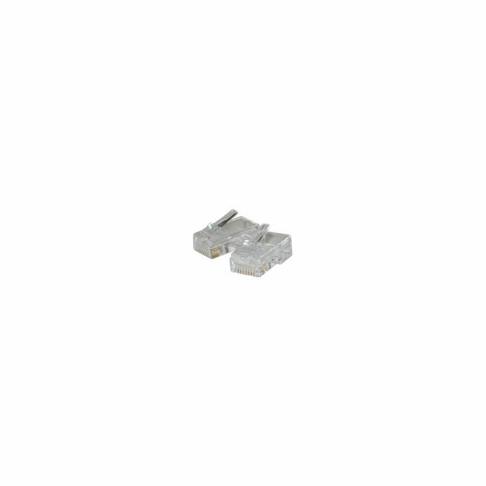 FastTrack ZX9CTG2377 RJ45 CAT 5 8x8 MODULAR PLUG for FLAT STRANDED CABLE 25-PK