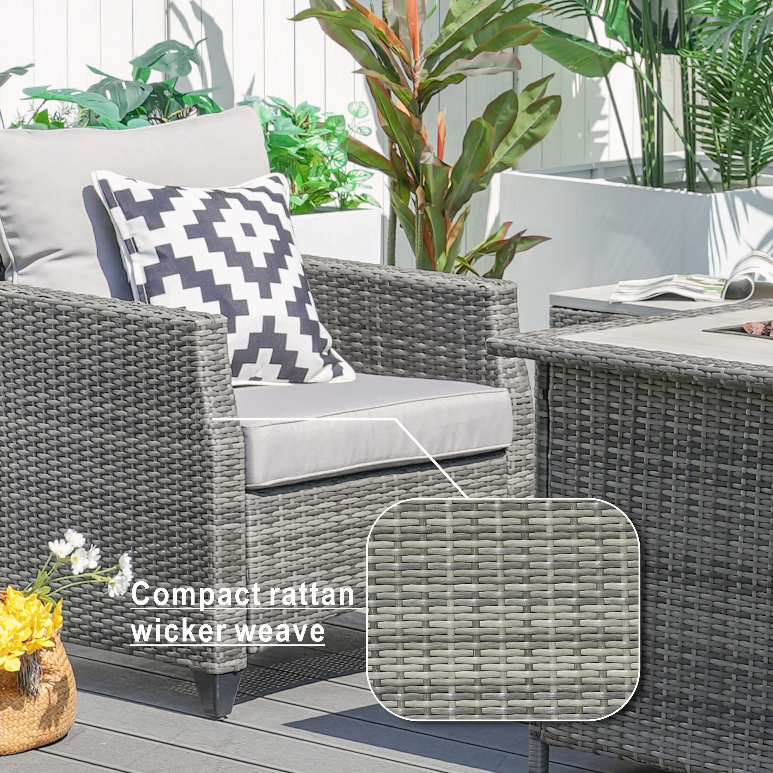 Moda Furnishings PAF-1802H-P Patio-Conversation-Sets - View #8