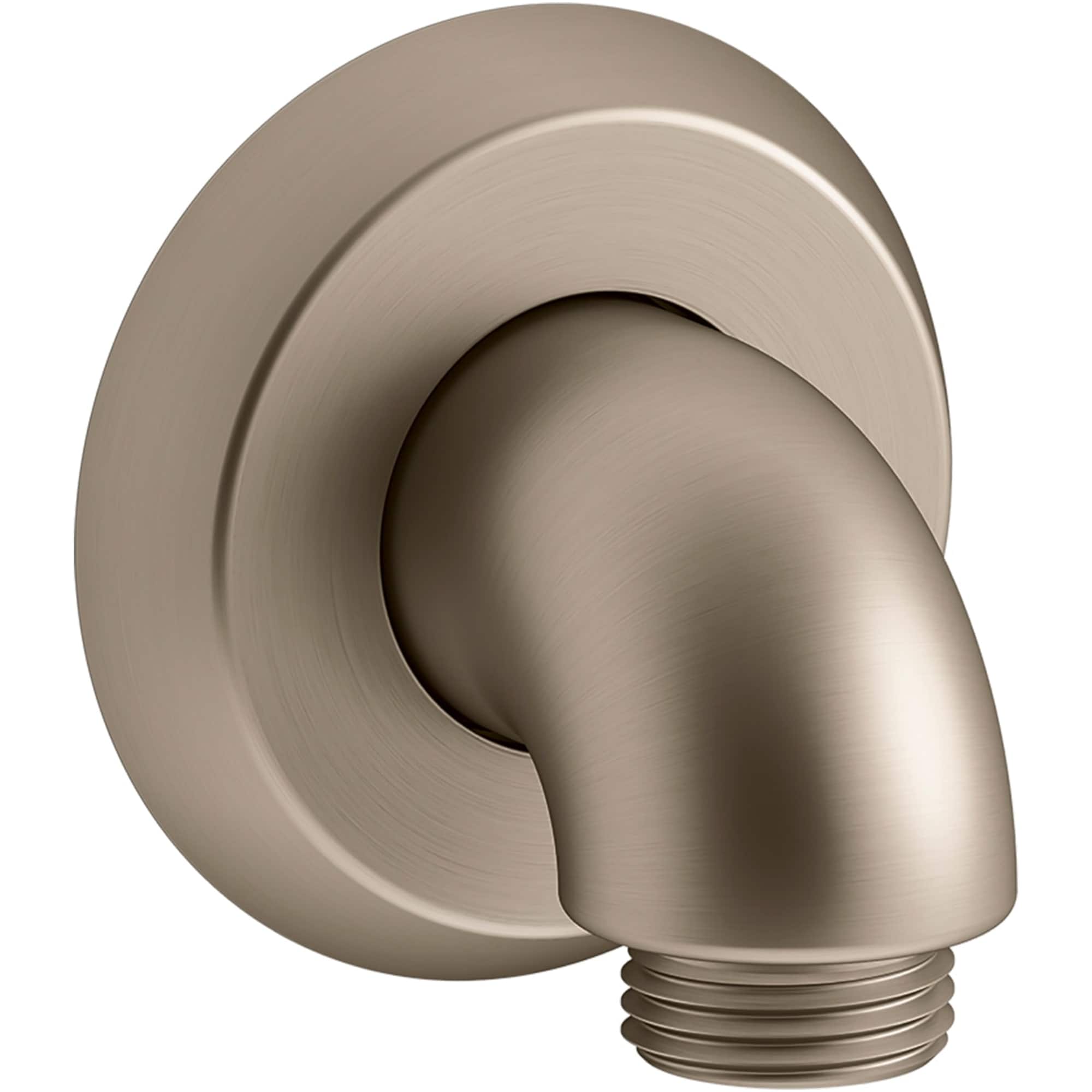 KOHLER K-22174-BV Forte Vibrant Brushed Bronze 1.9375-in Universal Shower Faucet Elbow 1.375-in -ID