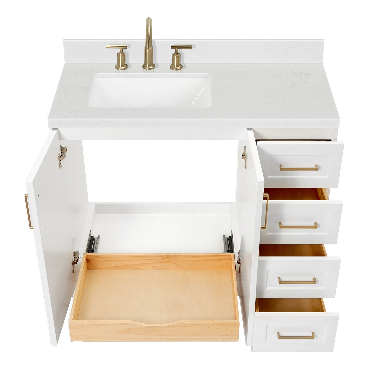 ARIEL Q042SLCQRVOWHT Bath-Vanity-Combo - View #9