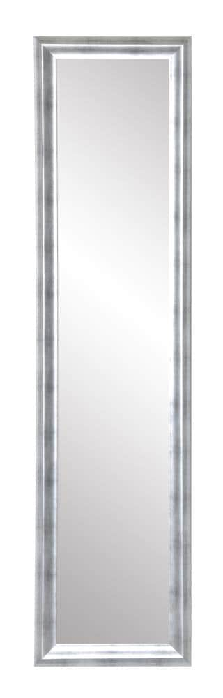 BrandtWorks 30-in W x 48-in H Silver Framed Wall Mirror in the