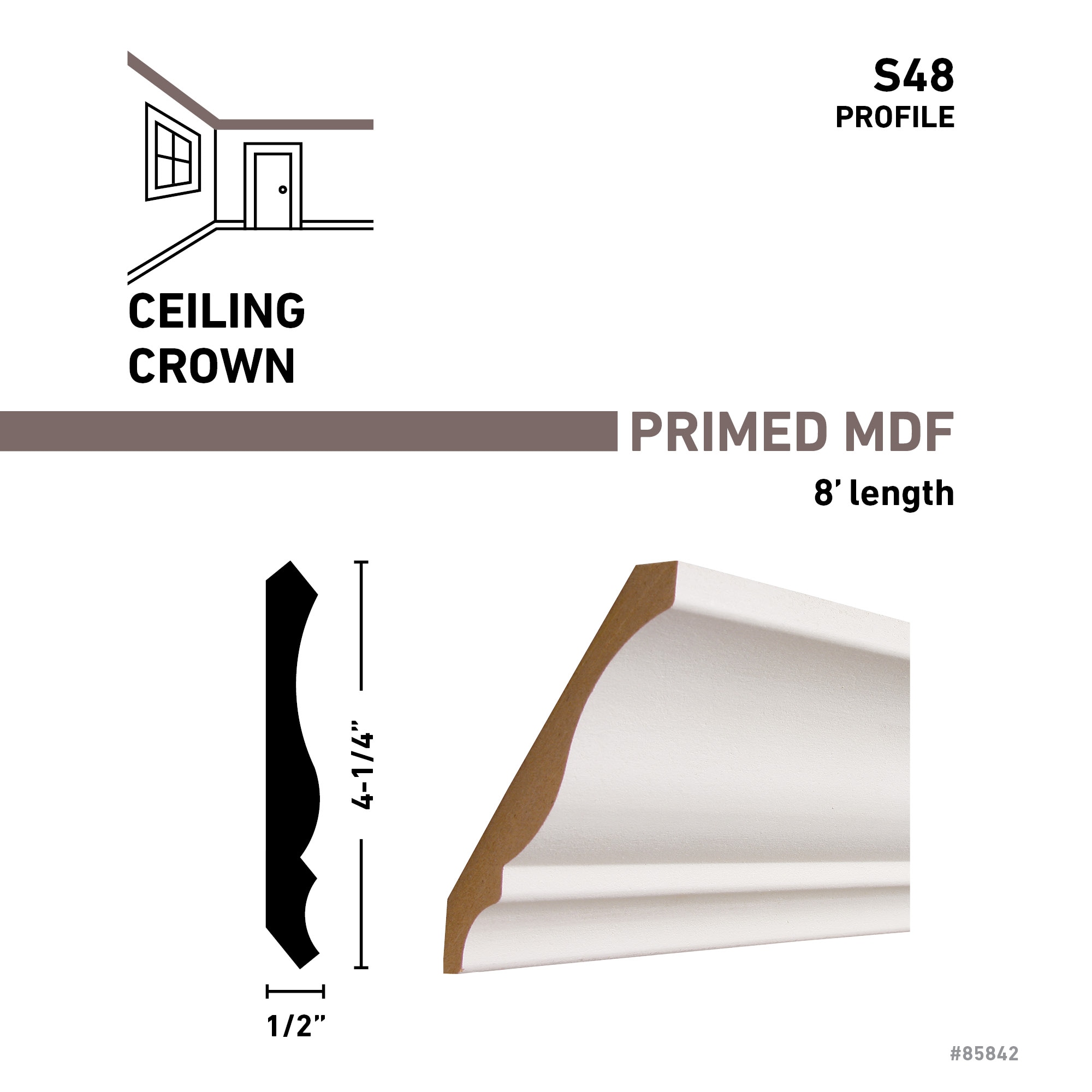 RELIABILT L  48 8FBDPM Crown-Moulding - View #3