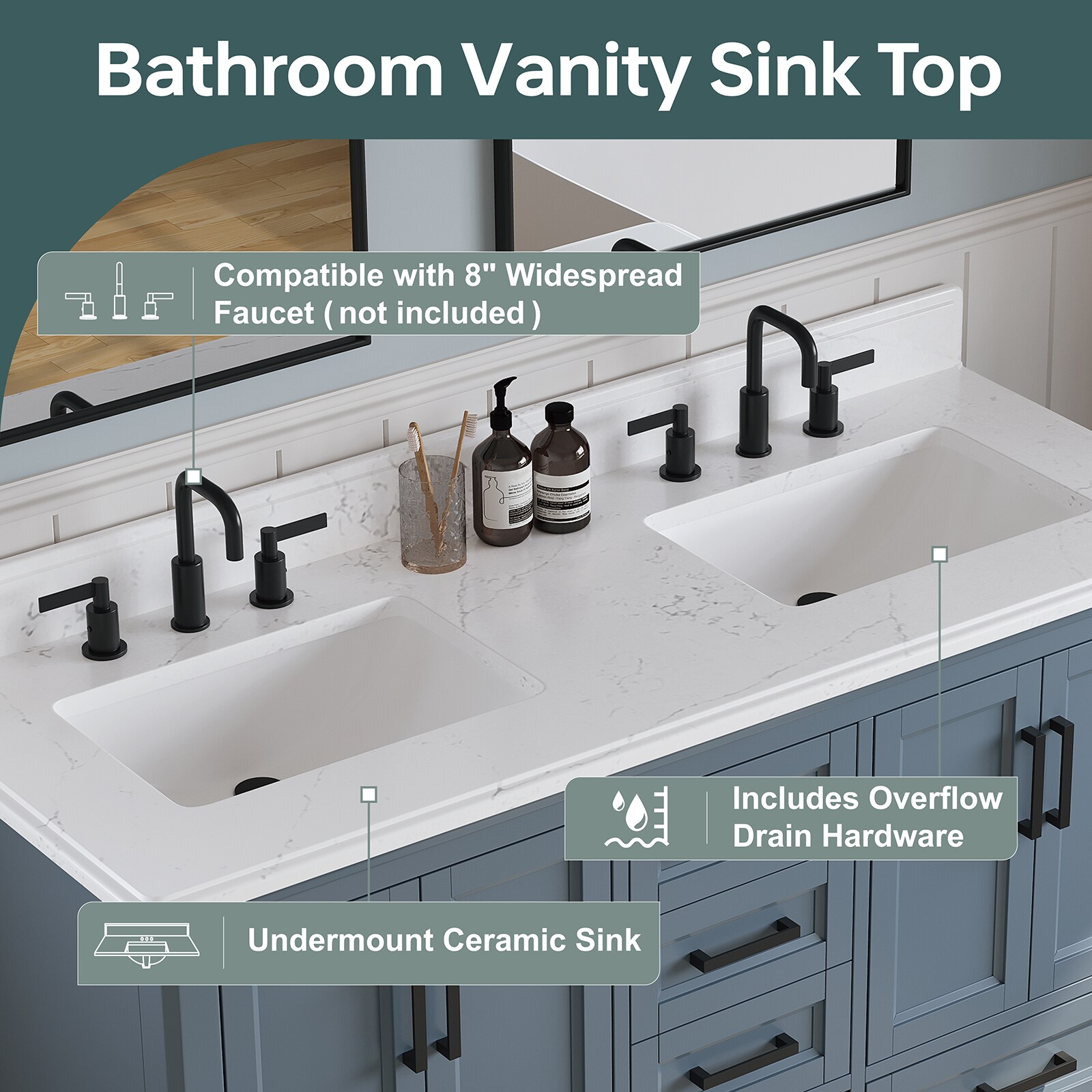 DELUXE LIVING V0026 Bath-Vanity-Combo - View #7