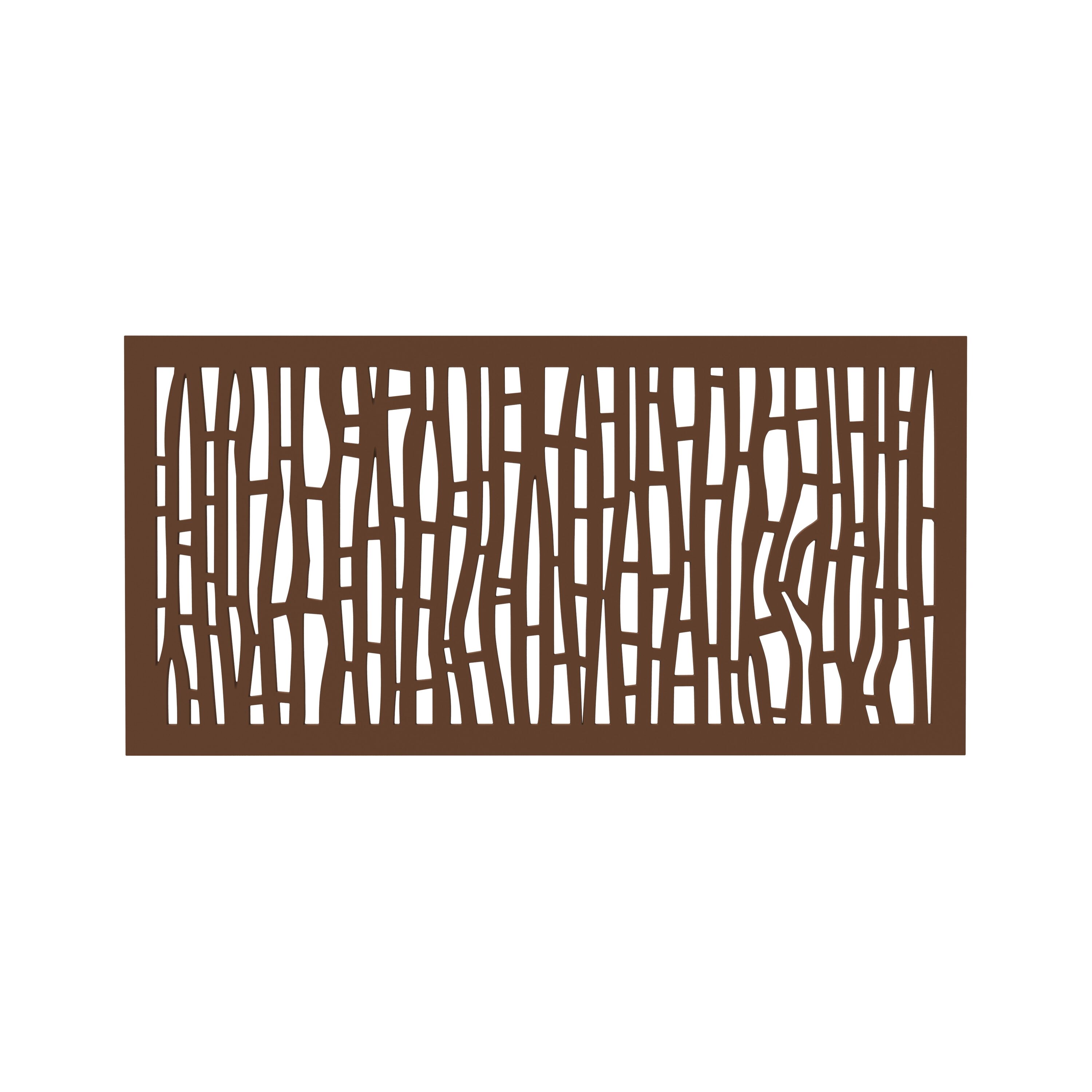 DESIGN-VU DVU2404E Fiji Lunburg 24-Inches W x 48-Inches H Espresso Plastic Outdoor Privacy Screen