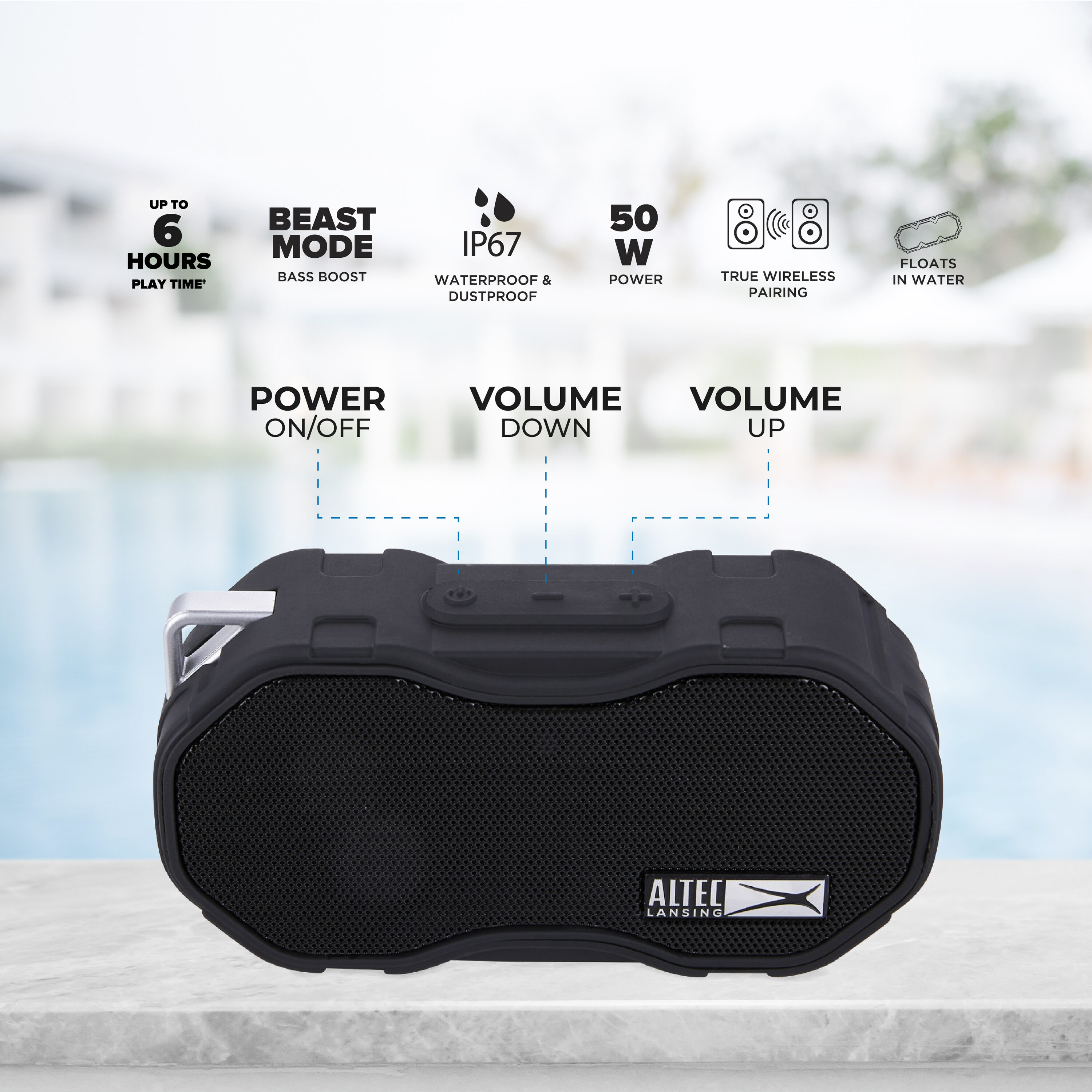 Altec Lansing IMW270-BLK Portable-Speakers - View #5