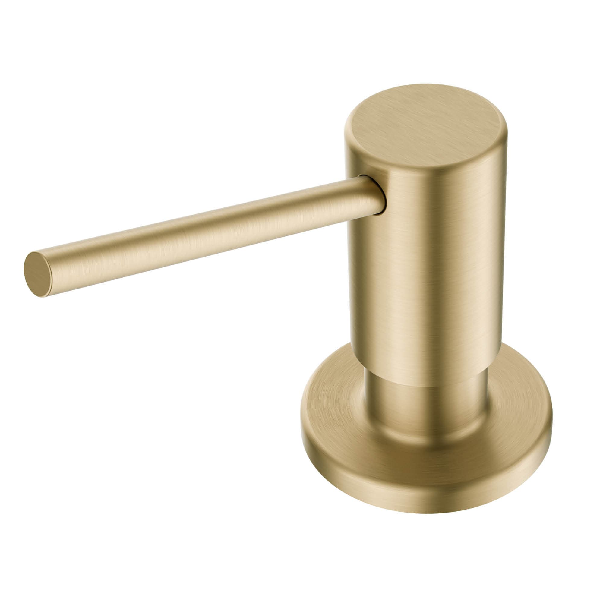 Kraus Brushed Gold 17-oz Capacity Deck-mount Soap and Lotion Dispenser in  the Soap & Lotion Dispensers department at