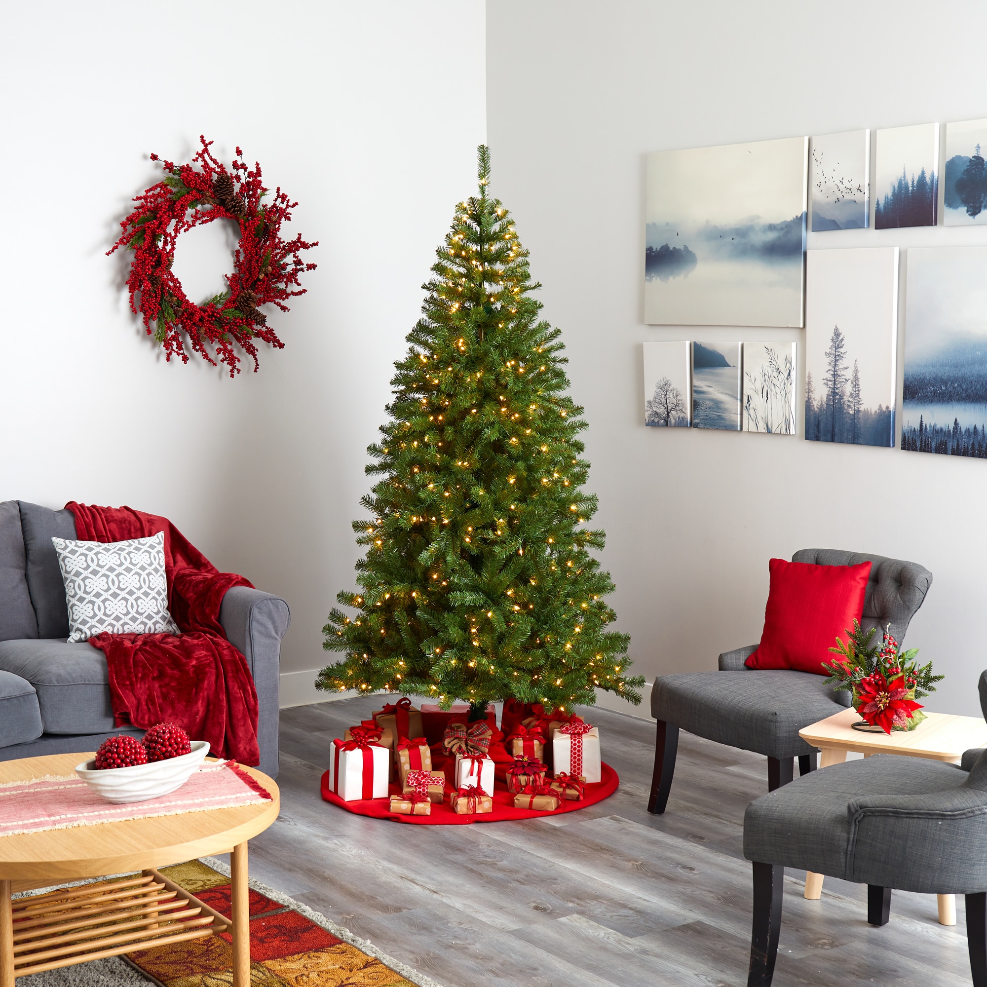 Nearly Natural T1482 Artificial-Christmas-Trees - View #7